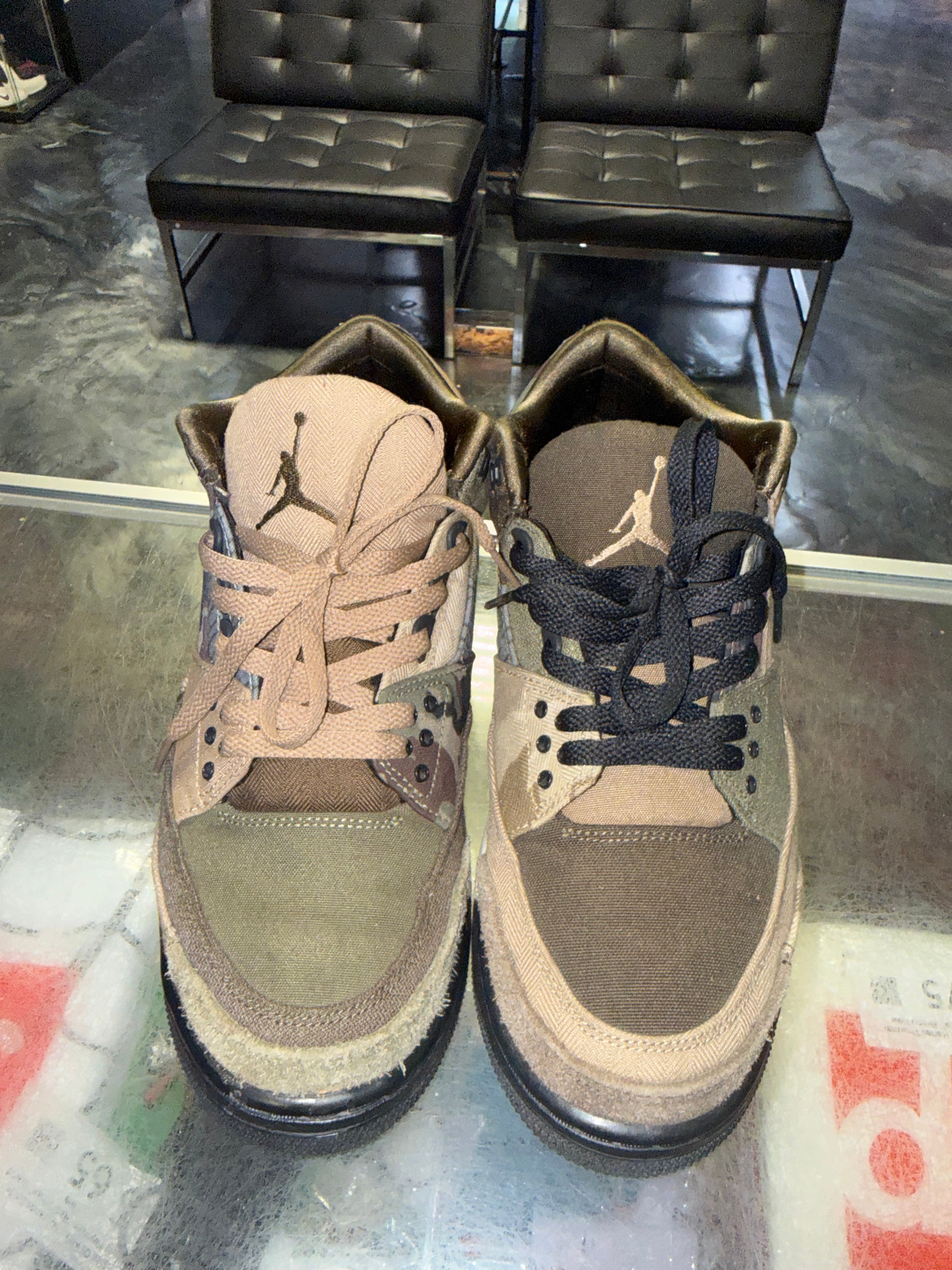 Size 9 Air Jordan 3 "Patchwork Camo"
