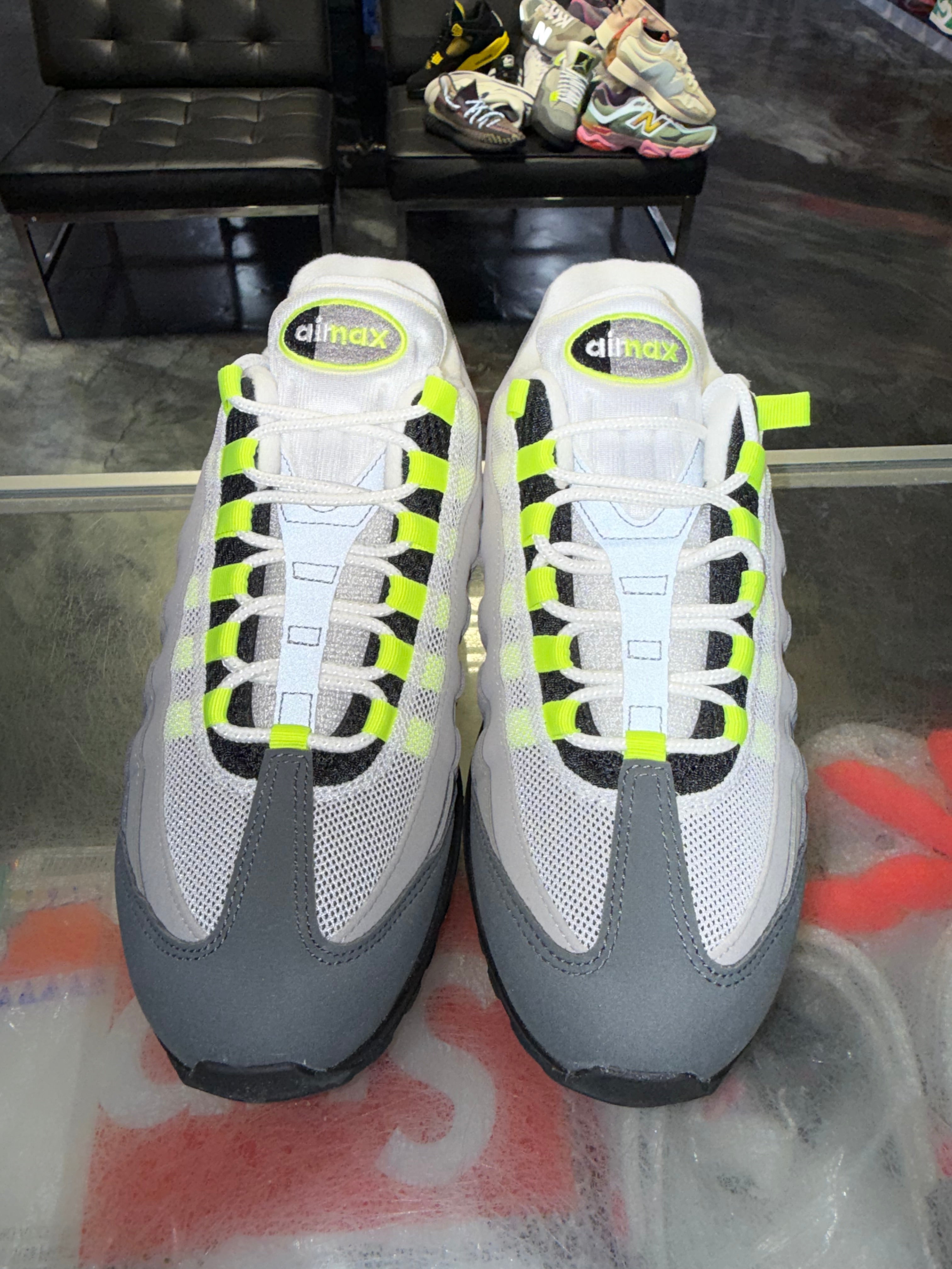 Size 8.5 Air Max 95 Big Bubble “Neon” Brand New