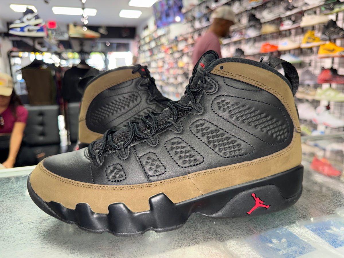 Size 9.5 Air Jordan 9 "Olive"