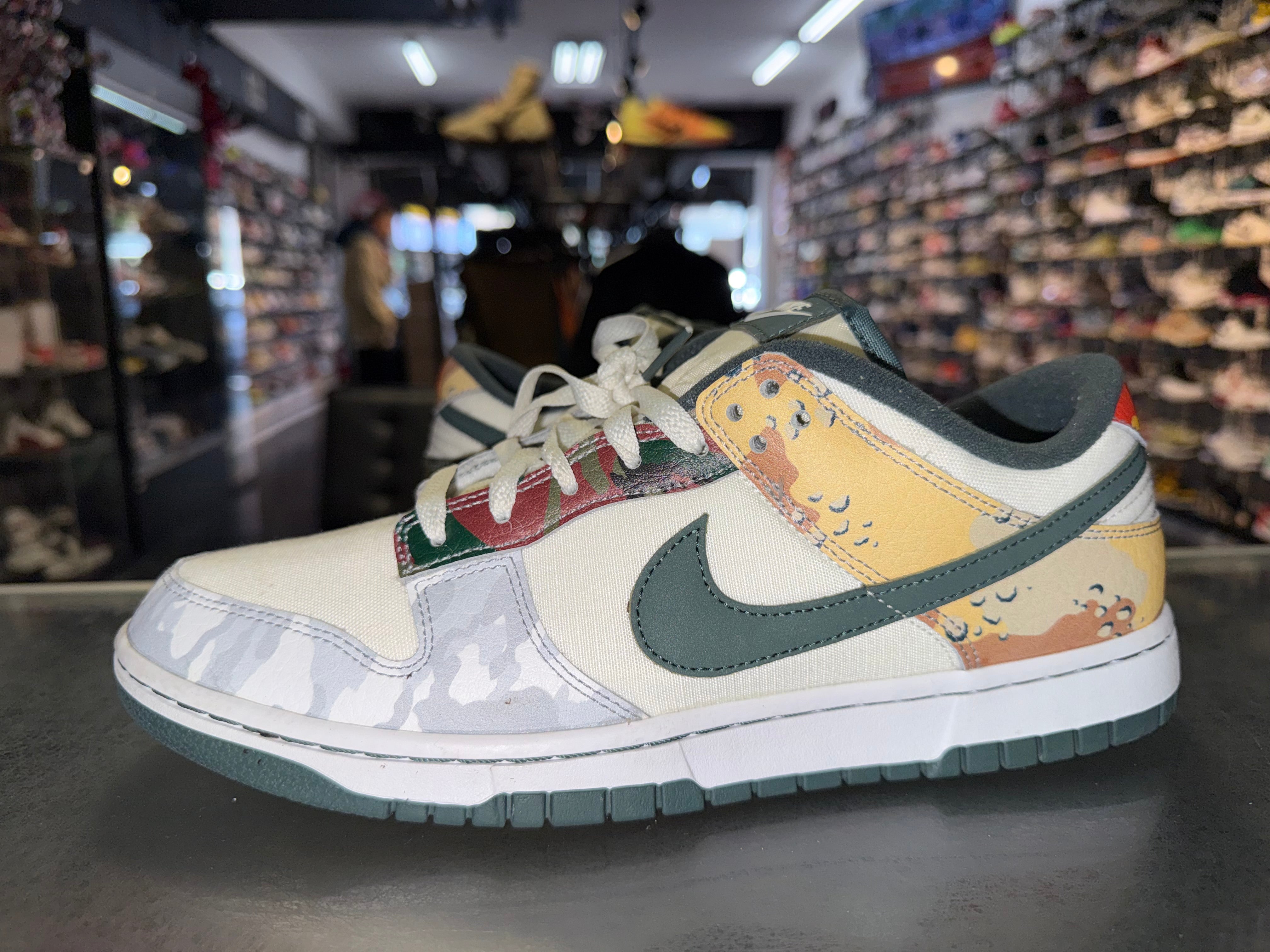 Size 11 Dunk Low “Crazy Camo”