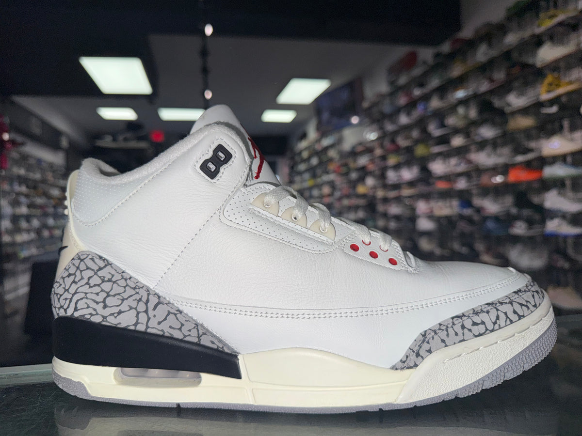 Size 12 Air Jordan 3 "White Cement Reimagined"
