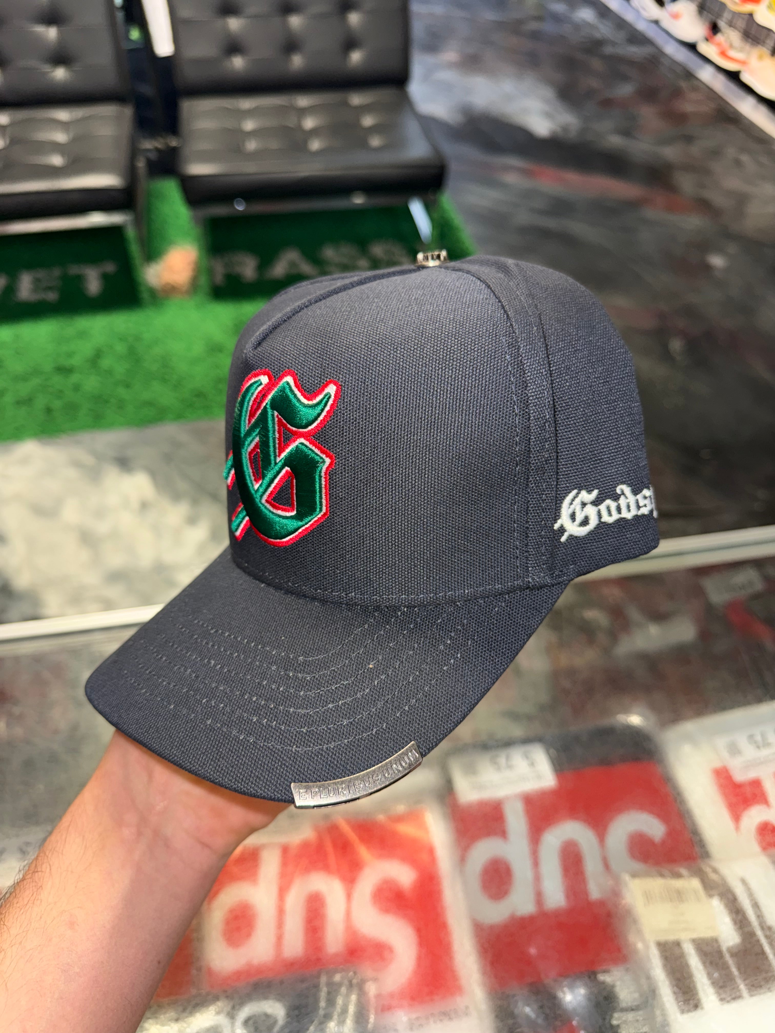 Size OS Godspeed SnapBack Hat “Dark Grey/Green” Brand New