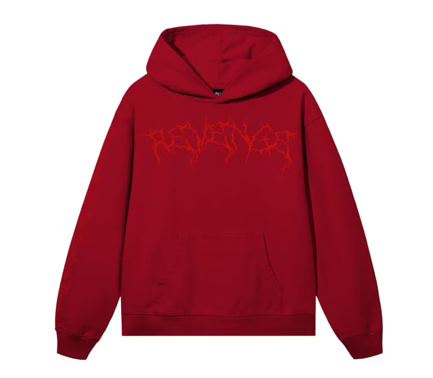 Size M Revenge XXXTentacion Heartbreak Hoodie “Red”