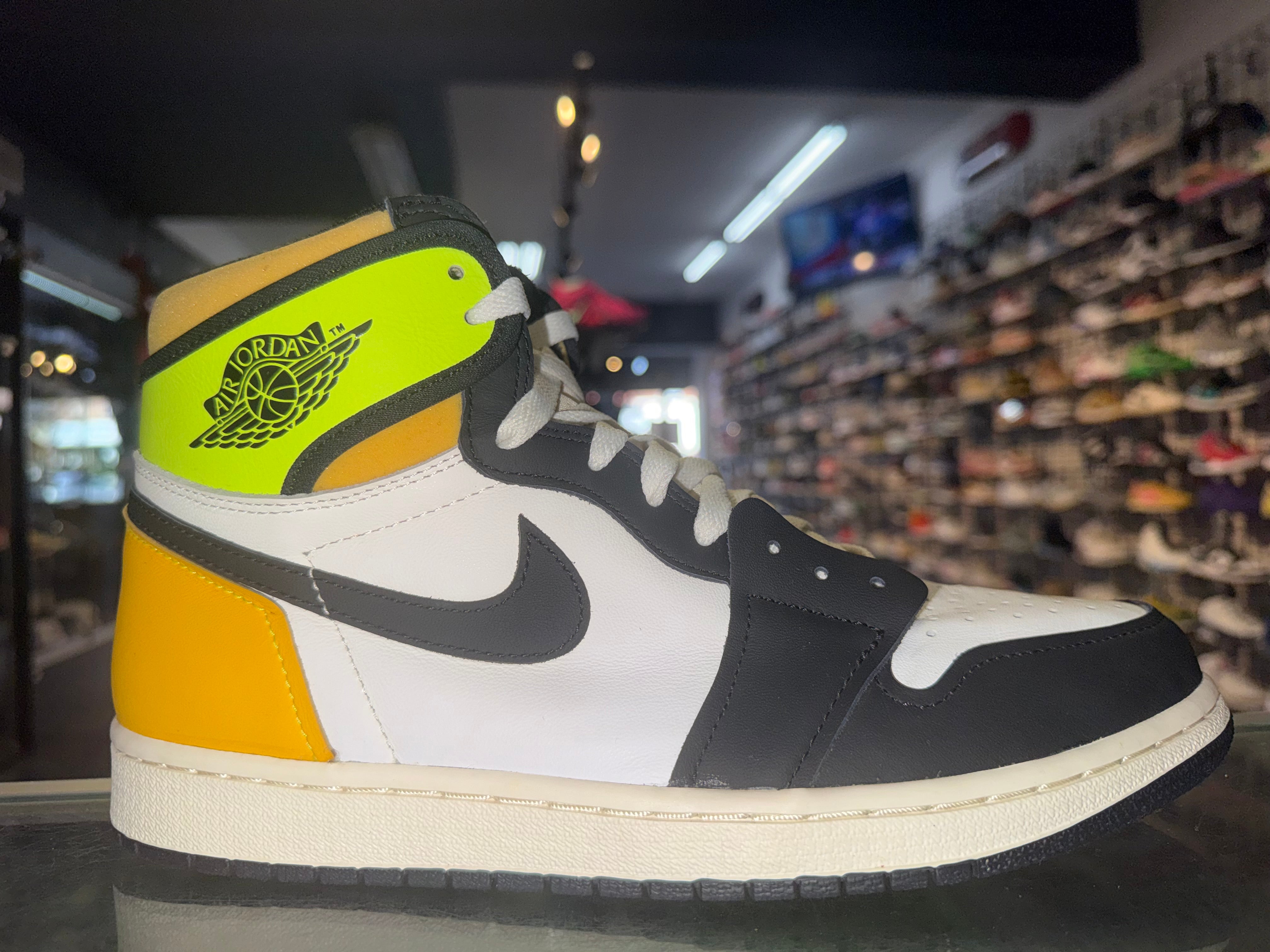 Size 9.5 Air Jordan 1 “Volt Gold”
