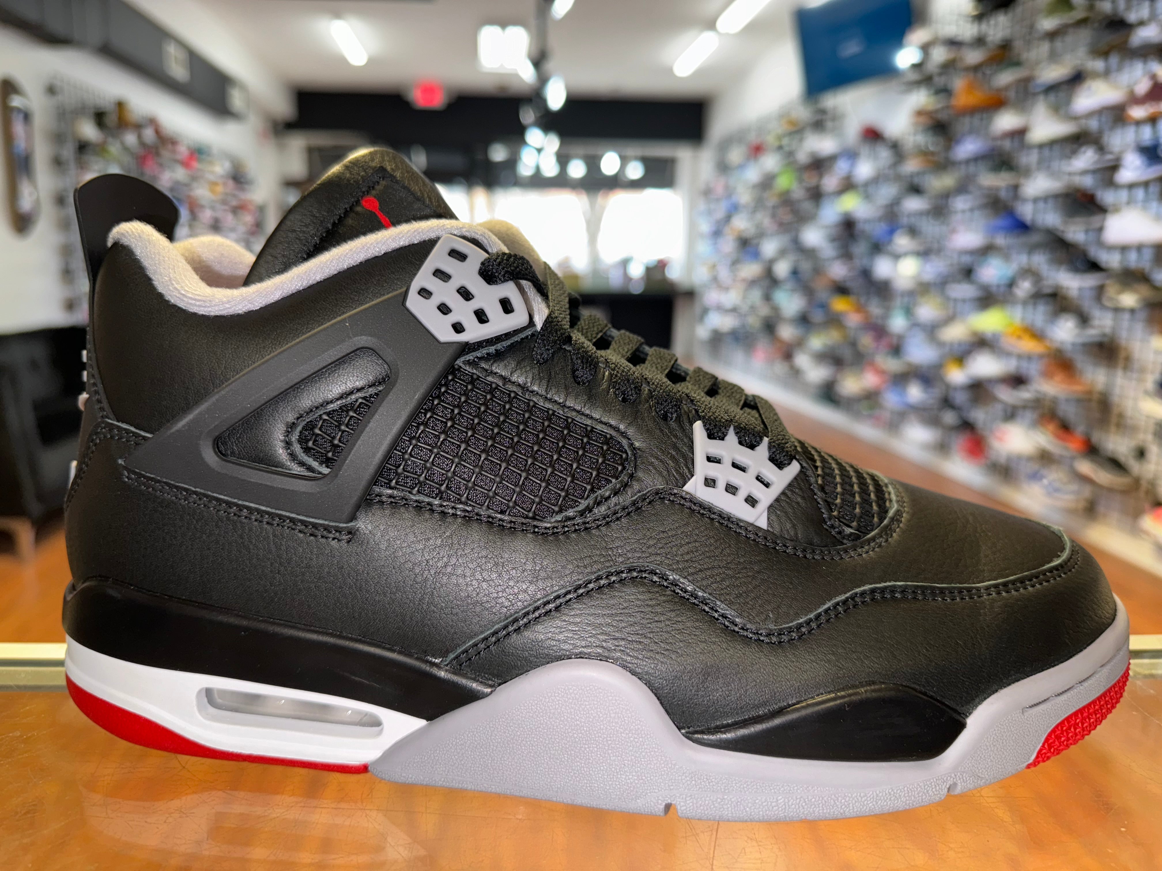 Size 10 Air Jordan 4 “Bred Reimagined” Brand New
