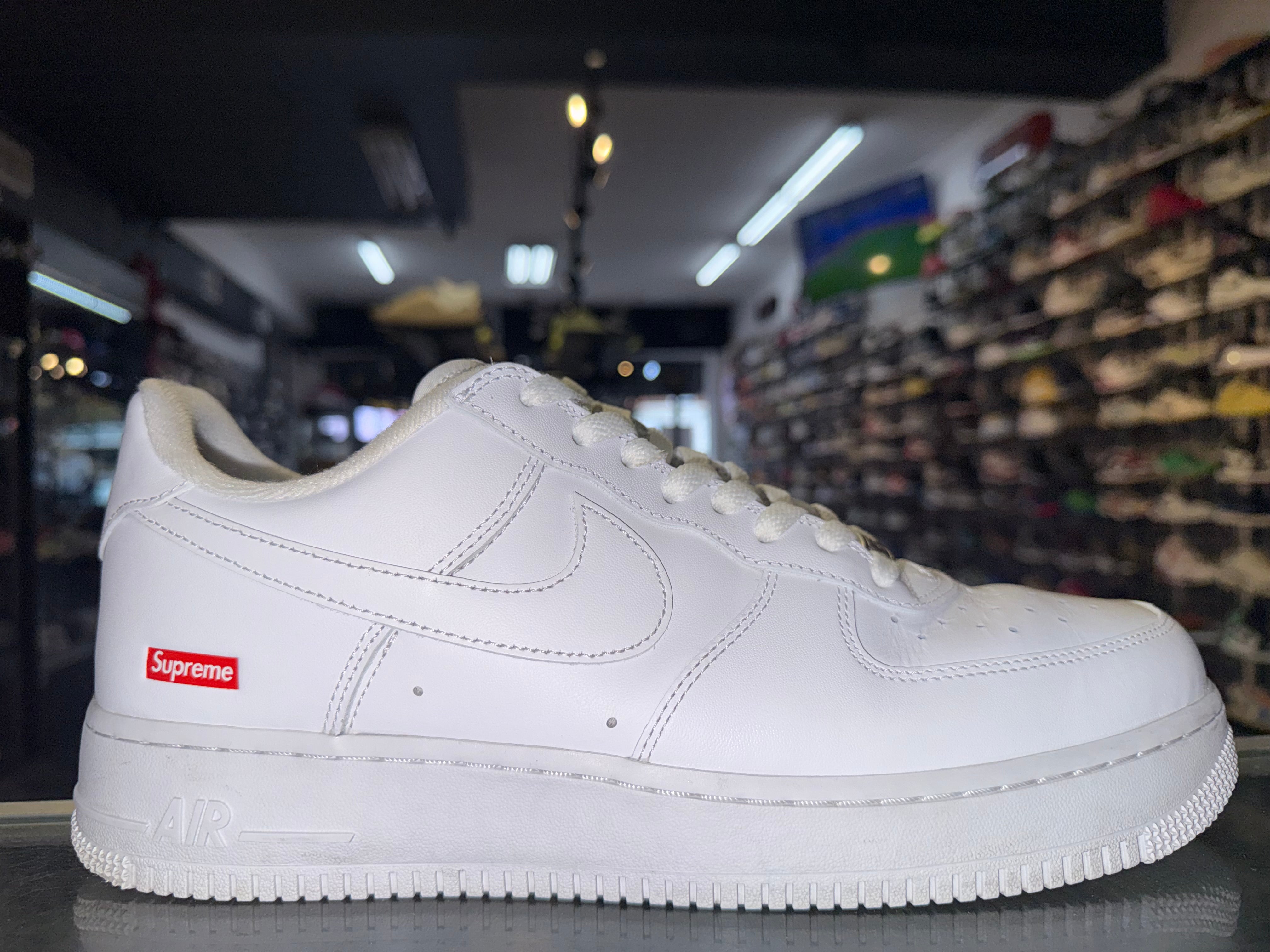 Size 11 Air Force 1 Supreme "White"