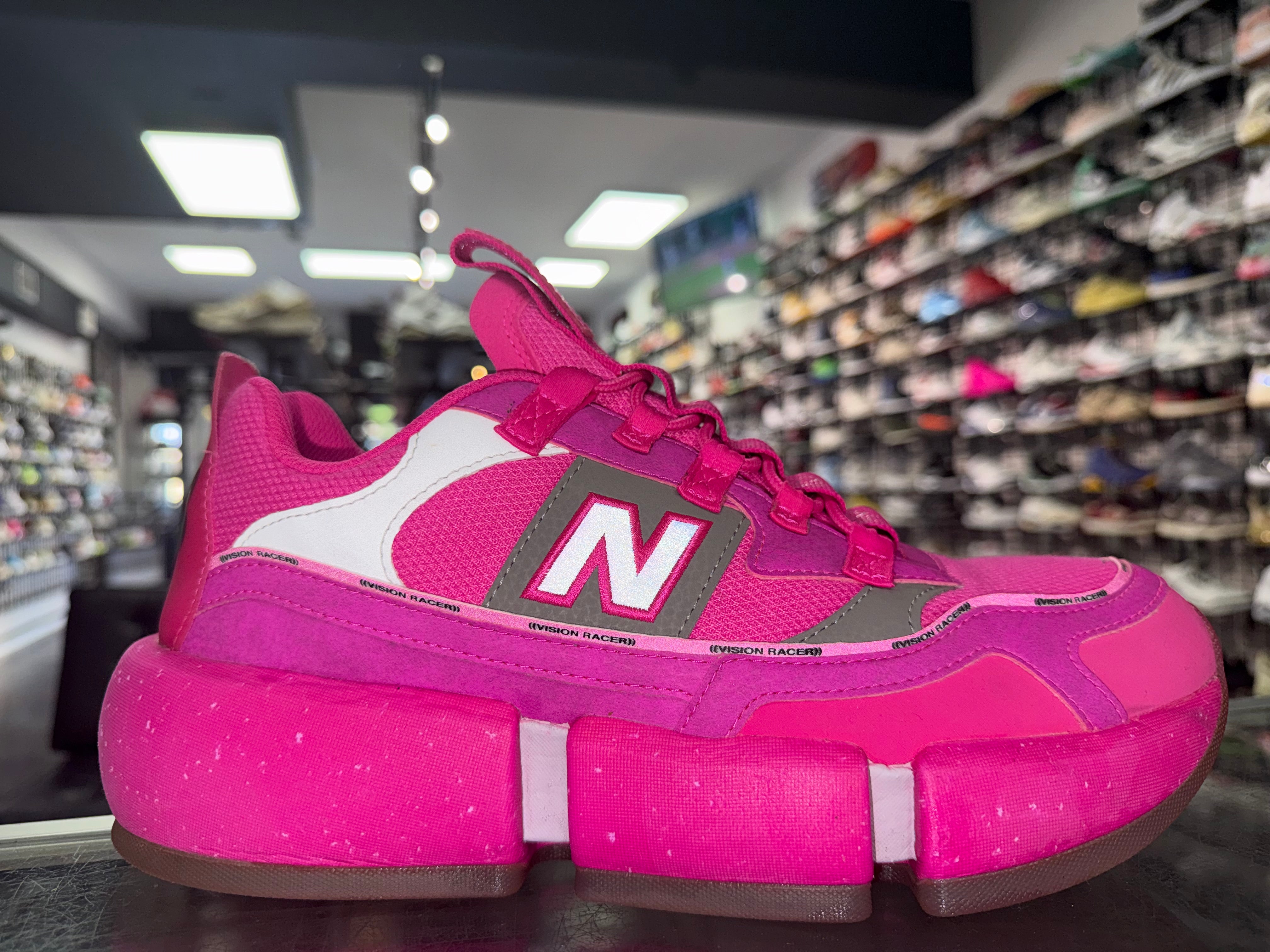 Size 10 New Balance Vision Racer Jaden Smith "Pink"