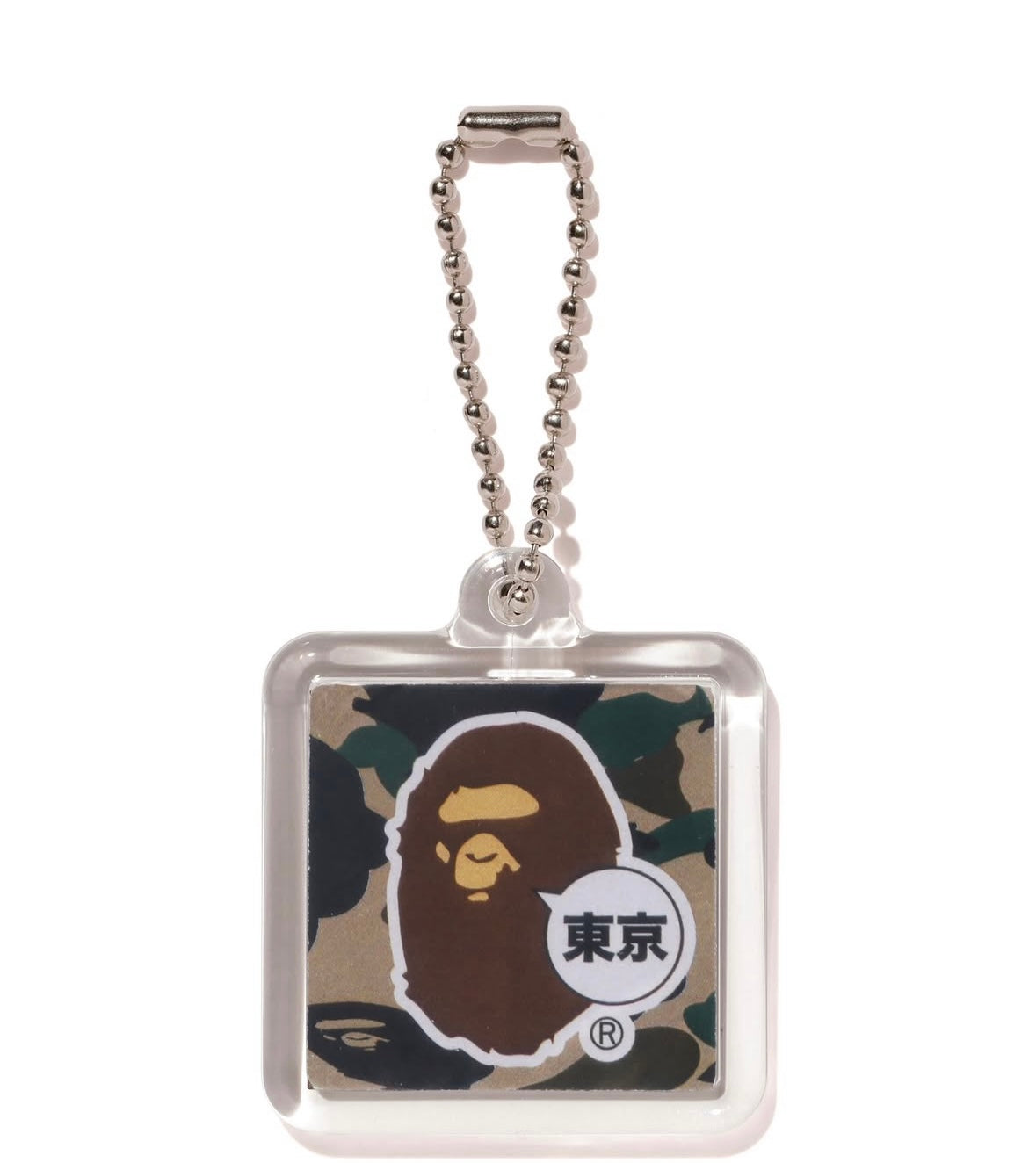 BAPE Head Light Camo "Tokyo" Keychain Brand New