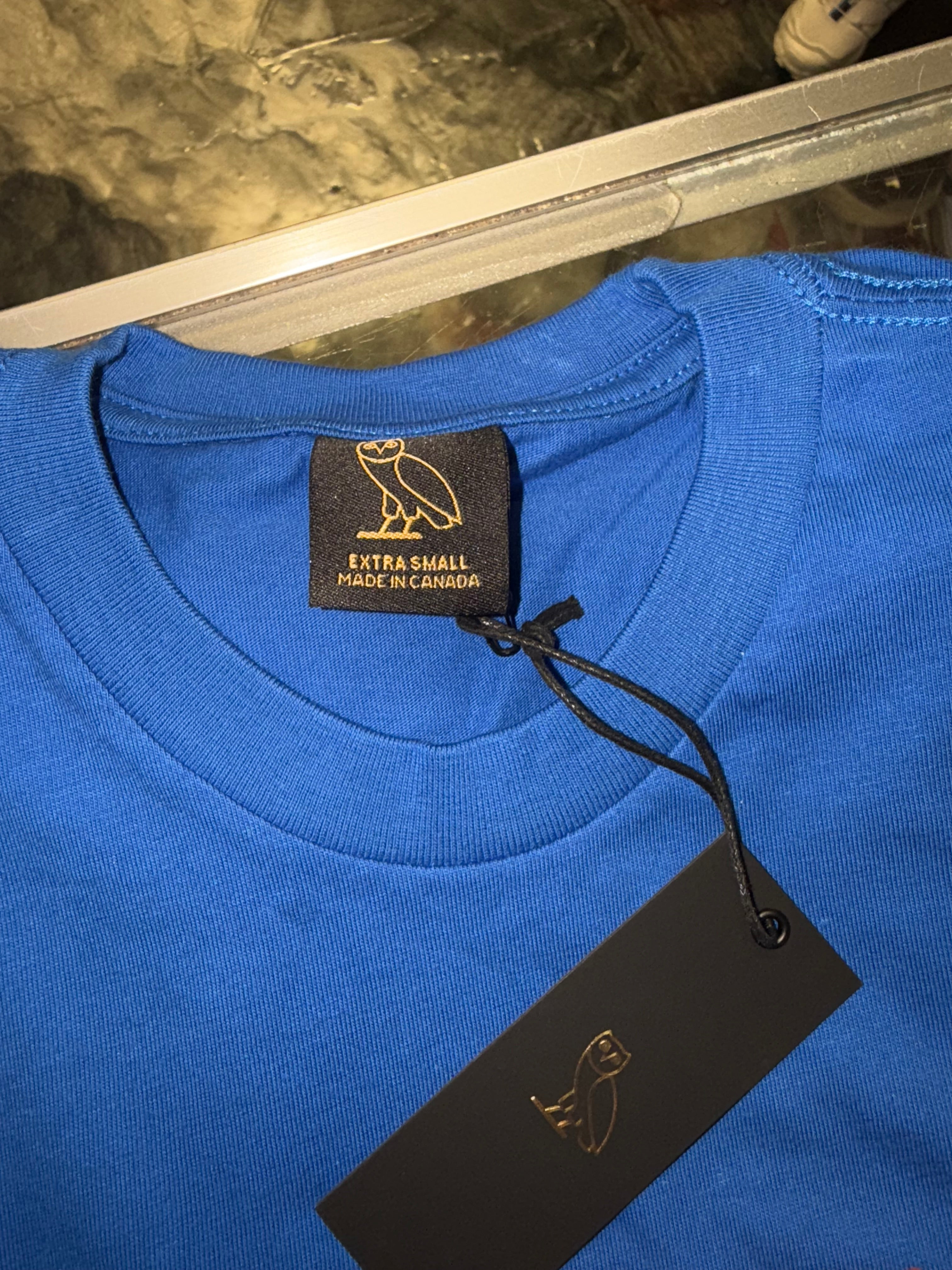 Size XS OVO Planet Tee “Blue” Brand New