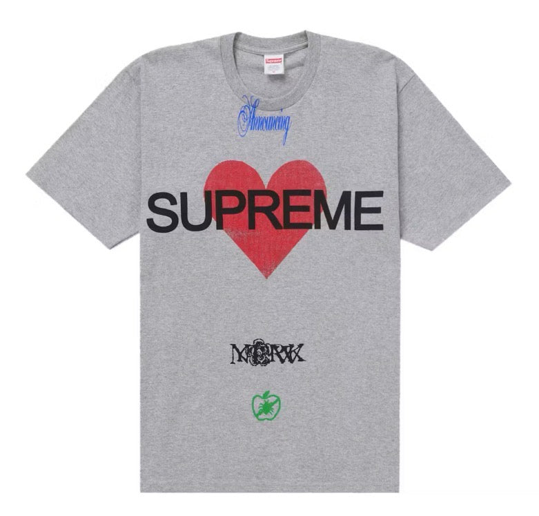 Size L Supreme Announcing Tee “Grey” Brand New
