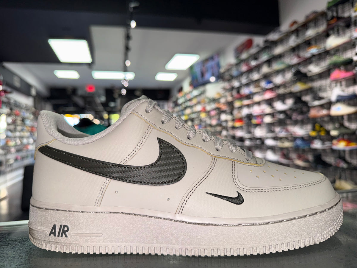 Size 9.5 Air Force 1 "Carbon Fiver Swoosh College Grey"