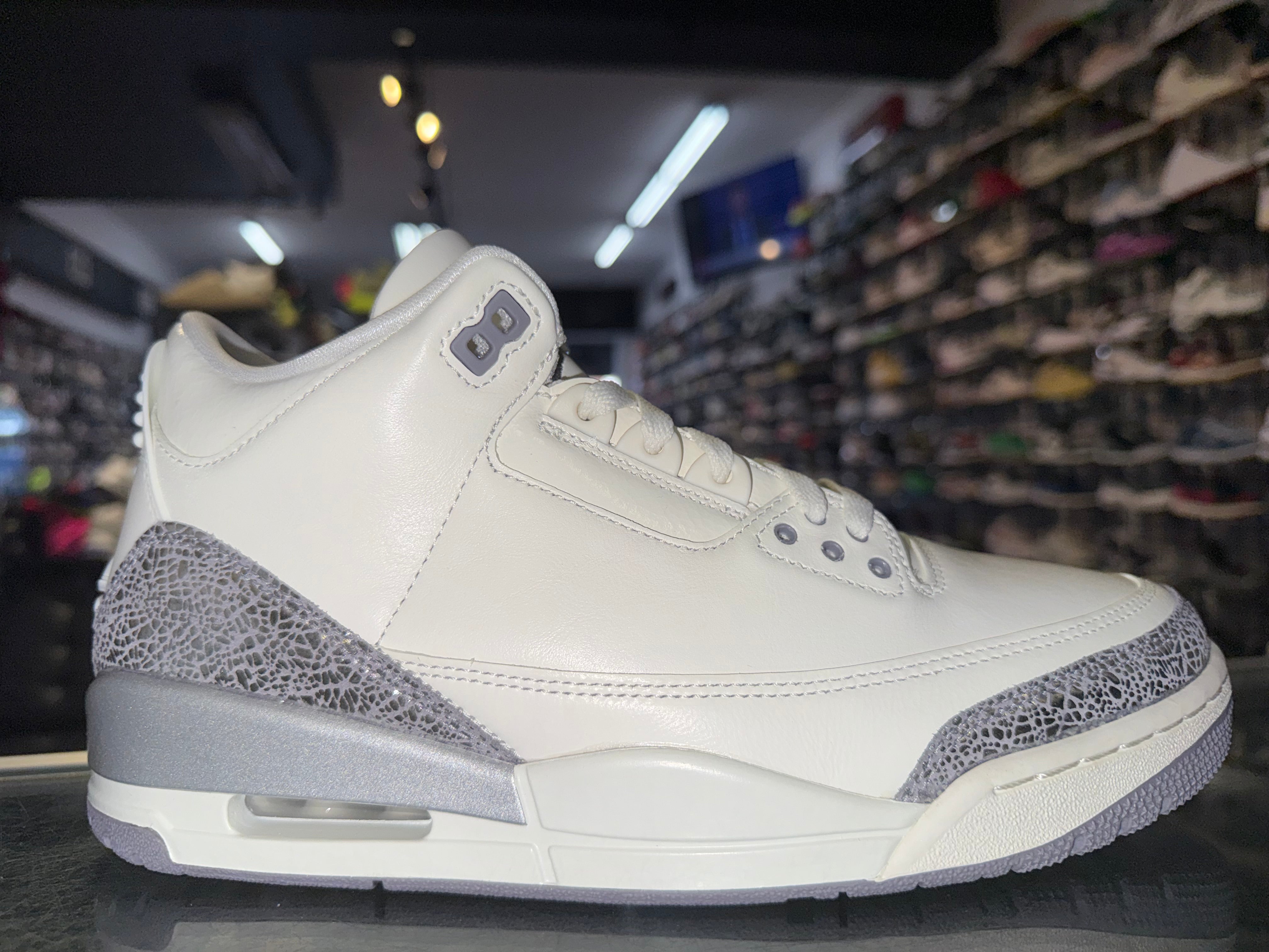 Size 9 (10.5W) Air Jordan 3 "Sail Cement Grey" Brand New