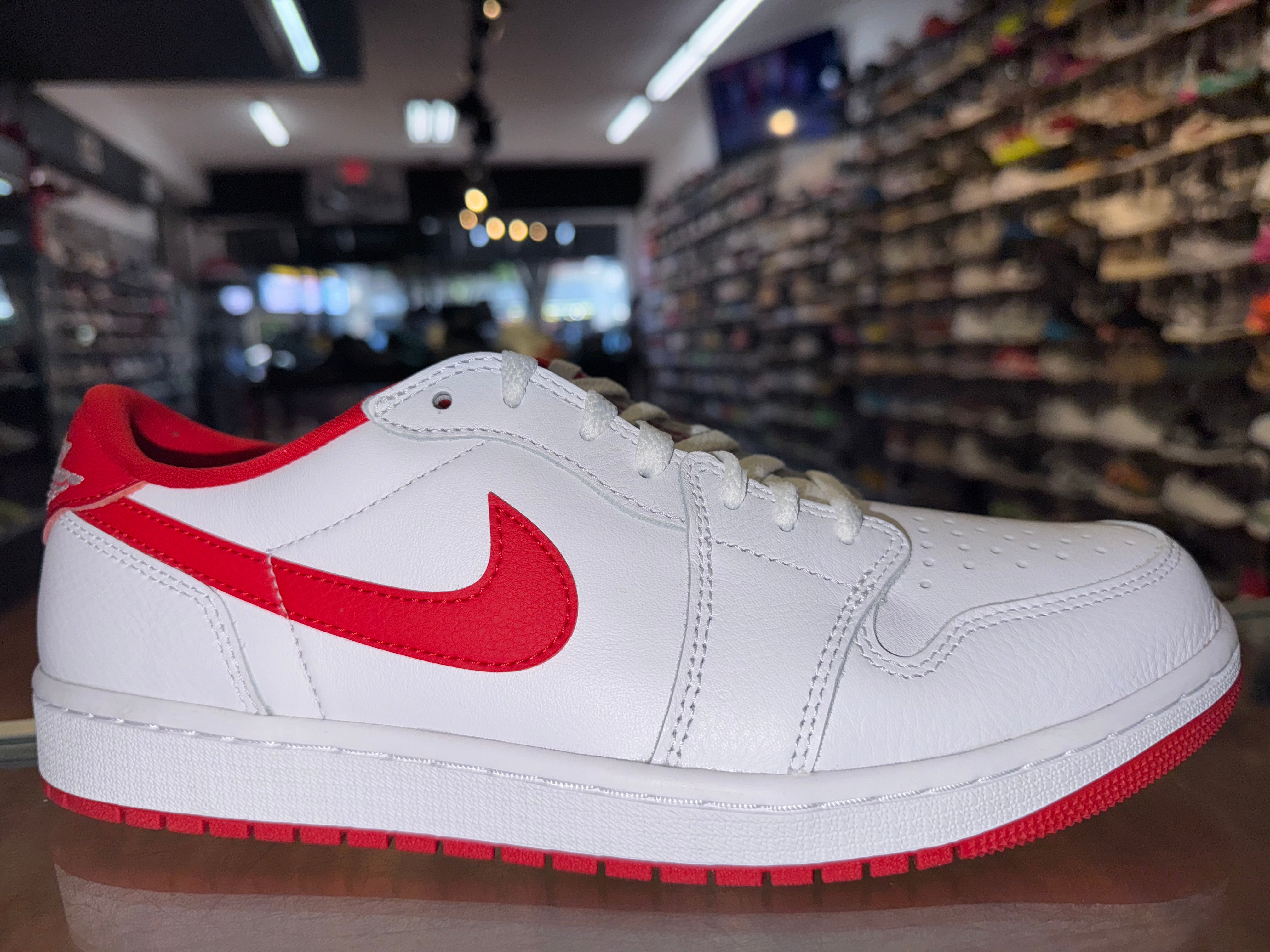 Size 10 Air Jordan 1 Low “University Red” Brand New