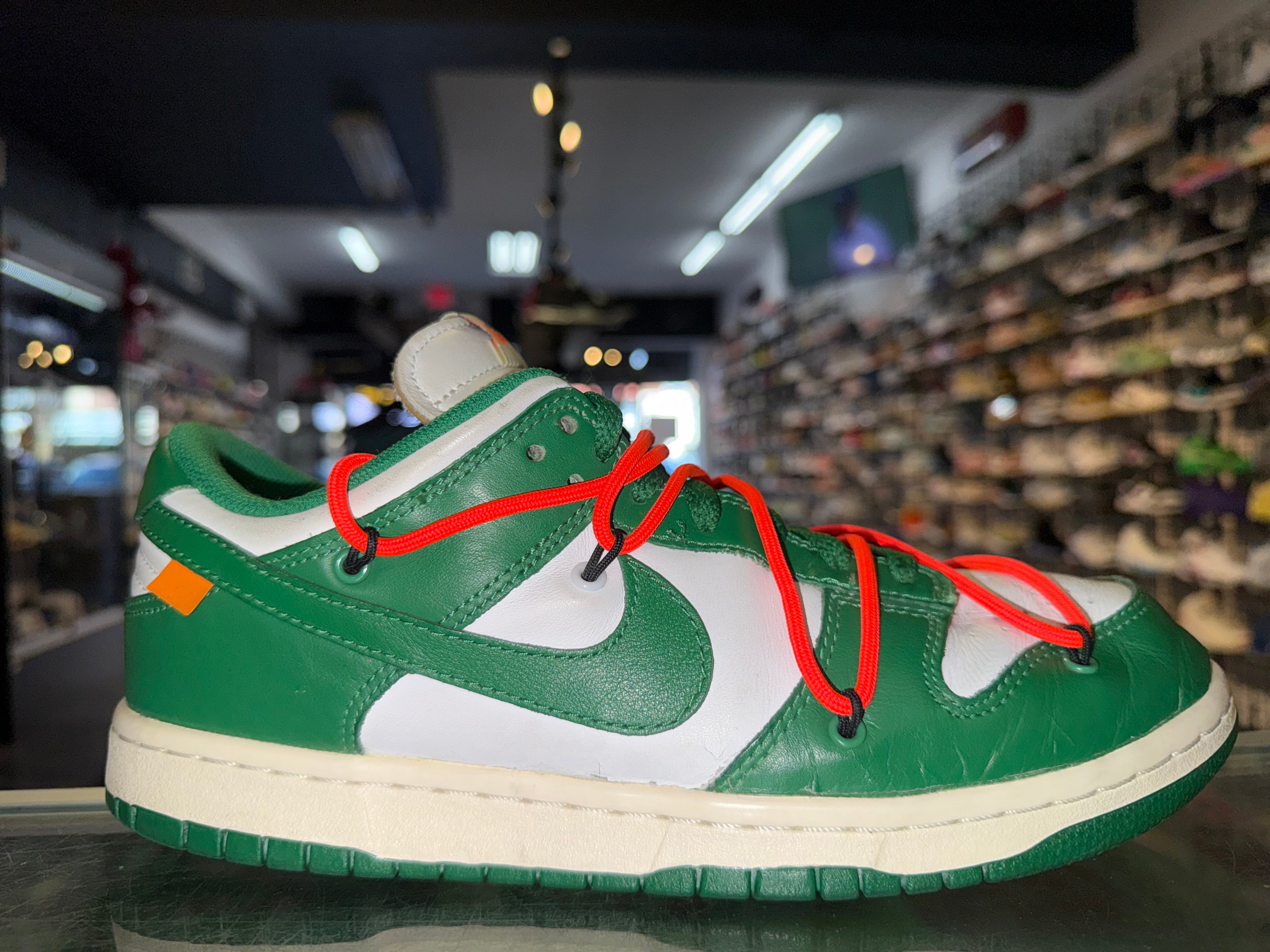 Size 9 Dunk Low Off-White "Pine Green"
