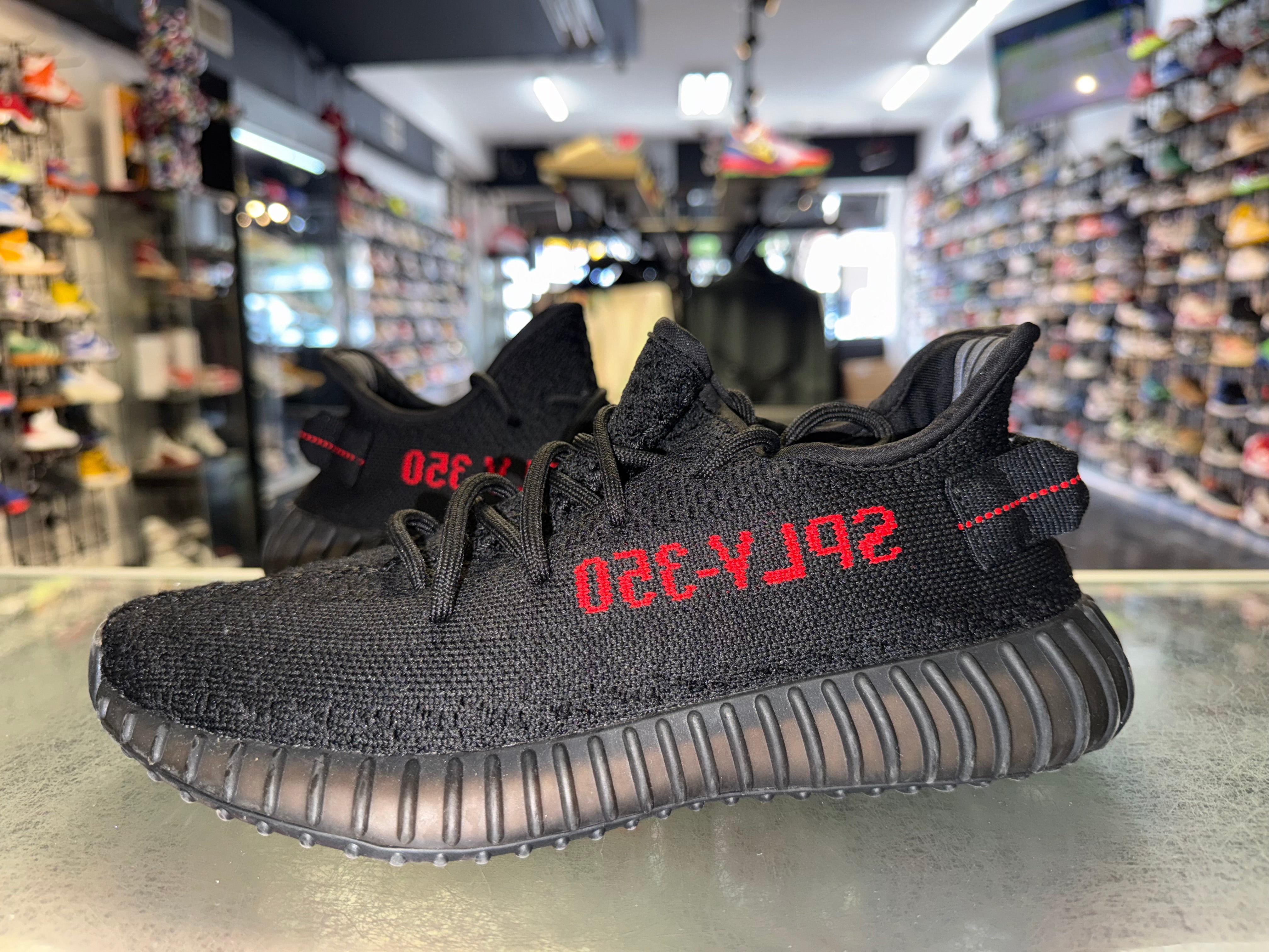Size 6 Yeezy Boost 350 V2 "Bred"