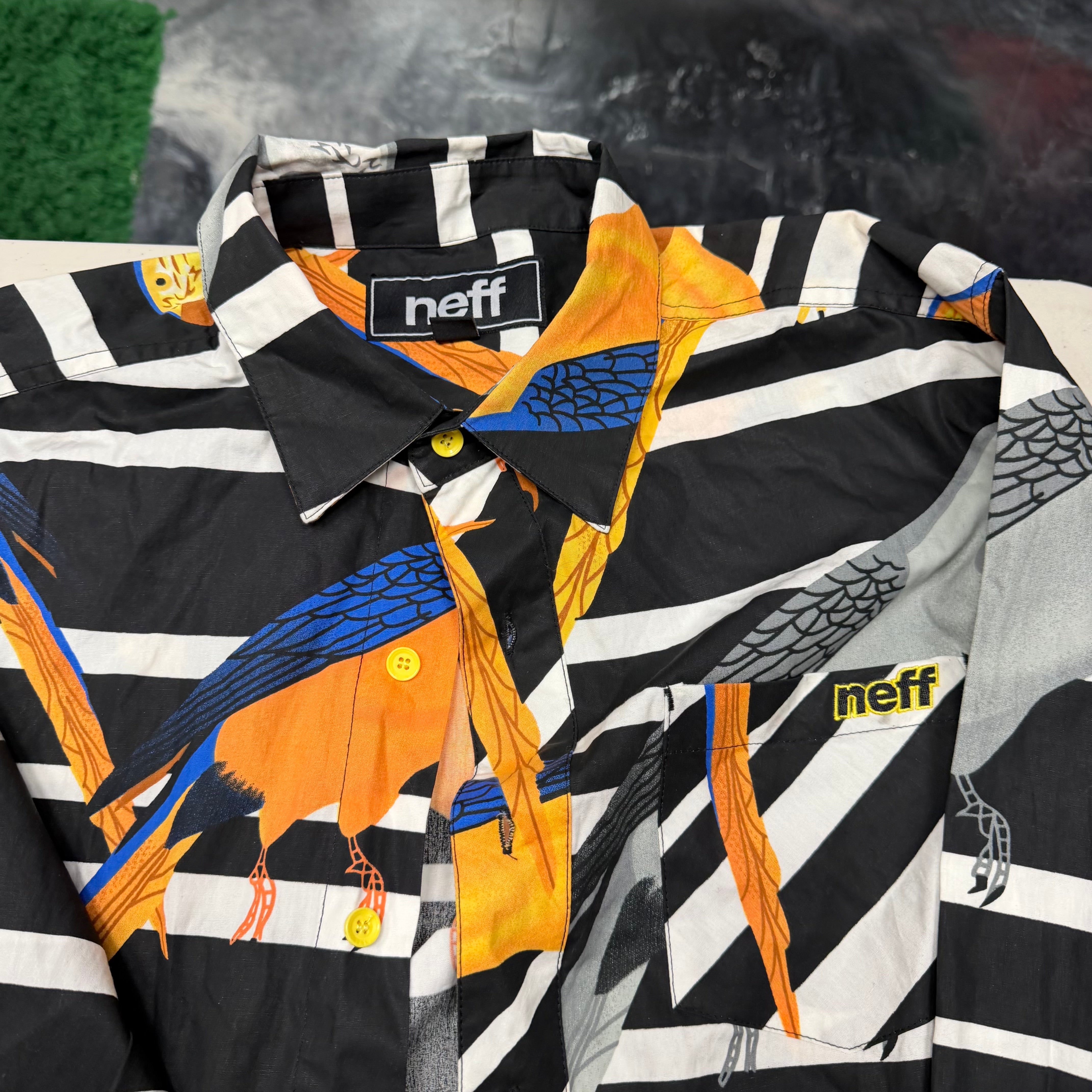 XL Neff Long Sleeve Button Up