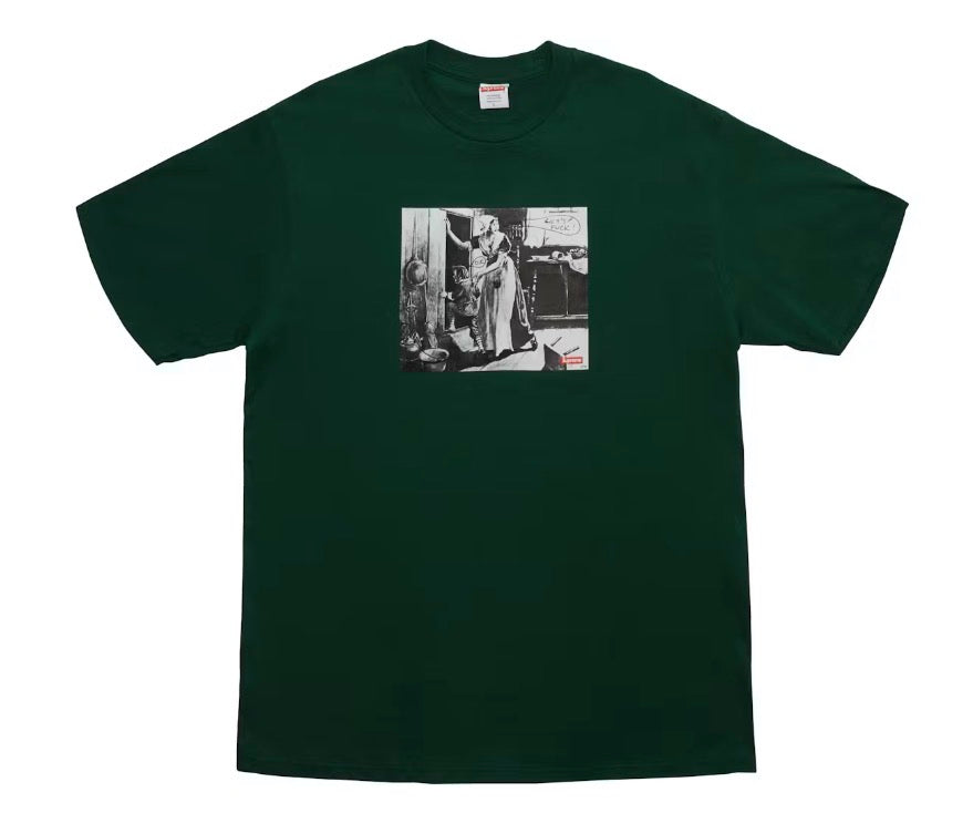 Size M Supreme Mike Kelly Hiding Tee “Green” Brand New