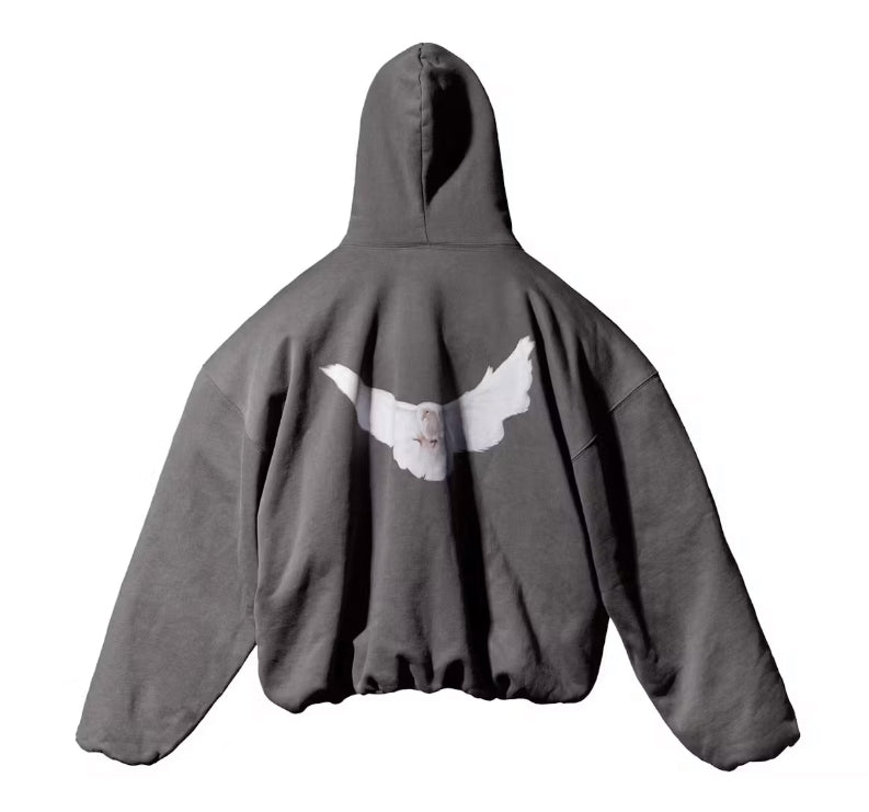 Size L Yeezy x Gap Dove Hoodie “Dark Grey”