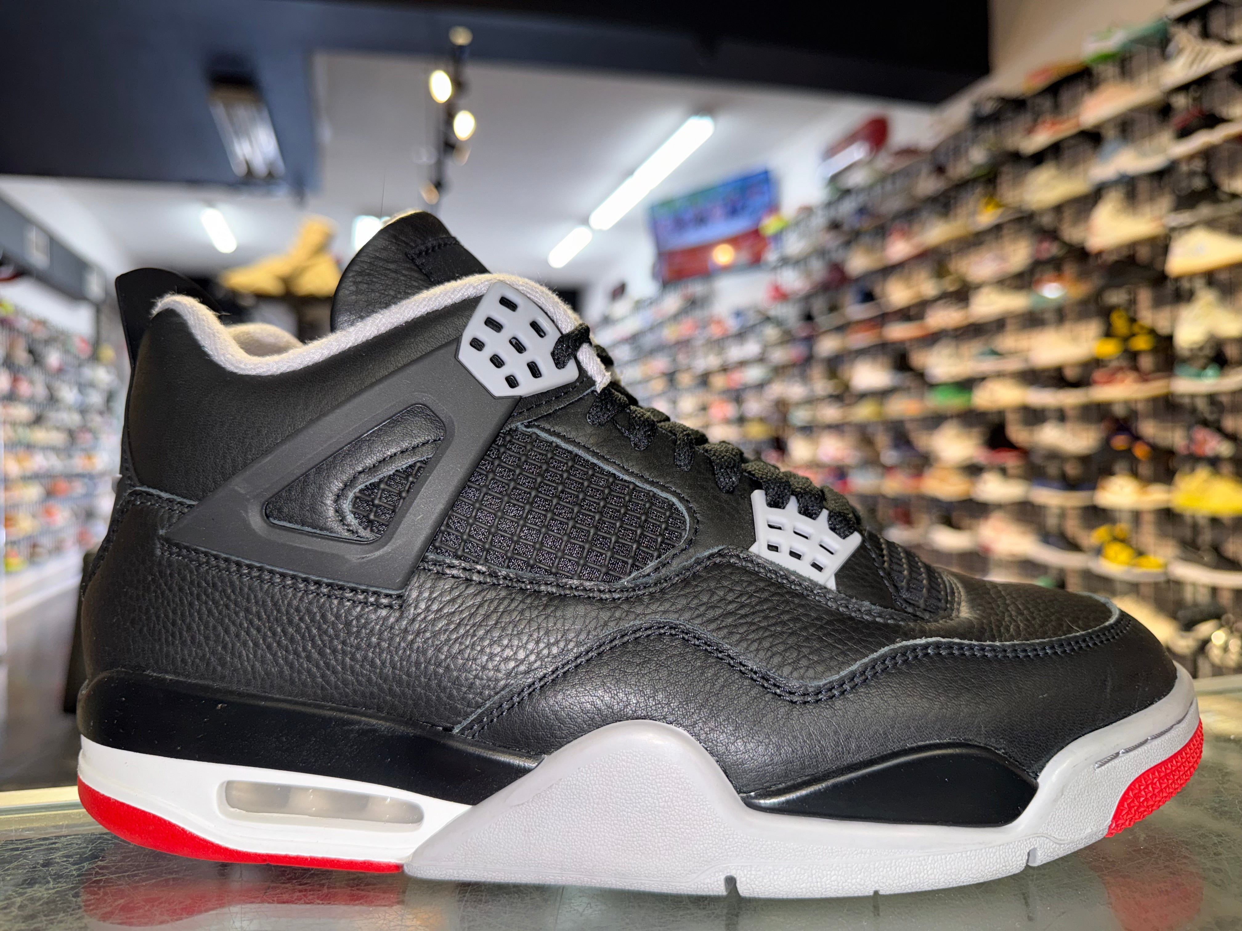 Size 10 Air Jordan 4 "Bred Reimagined"