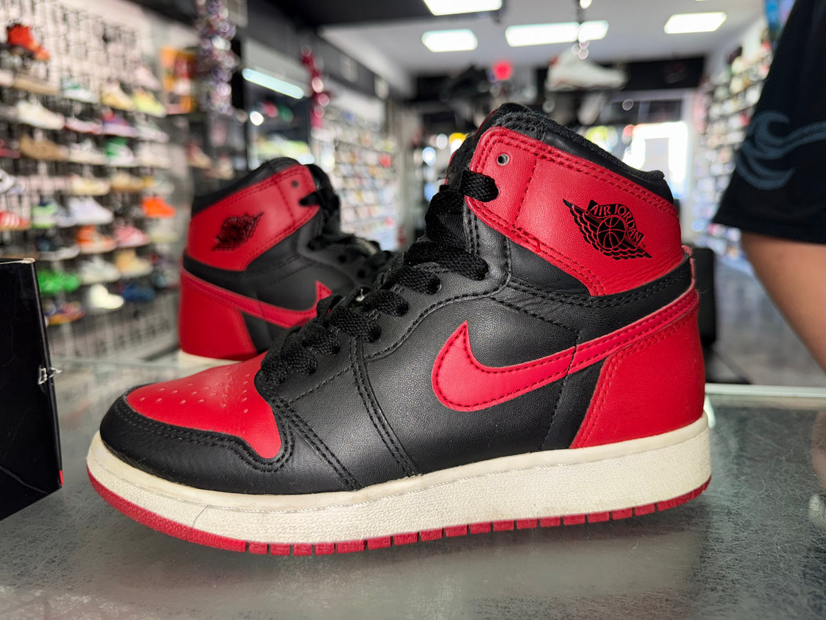 Size 4.5y Air Jordan 1 "Banned" 2016