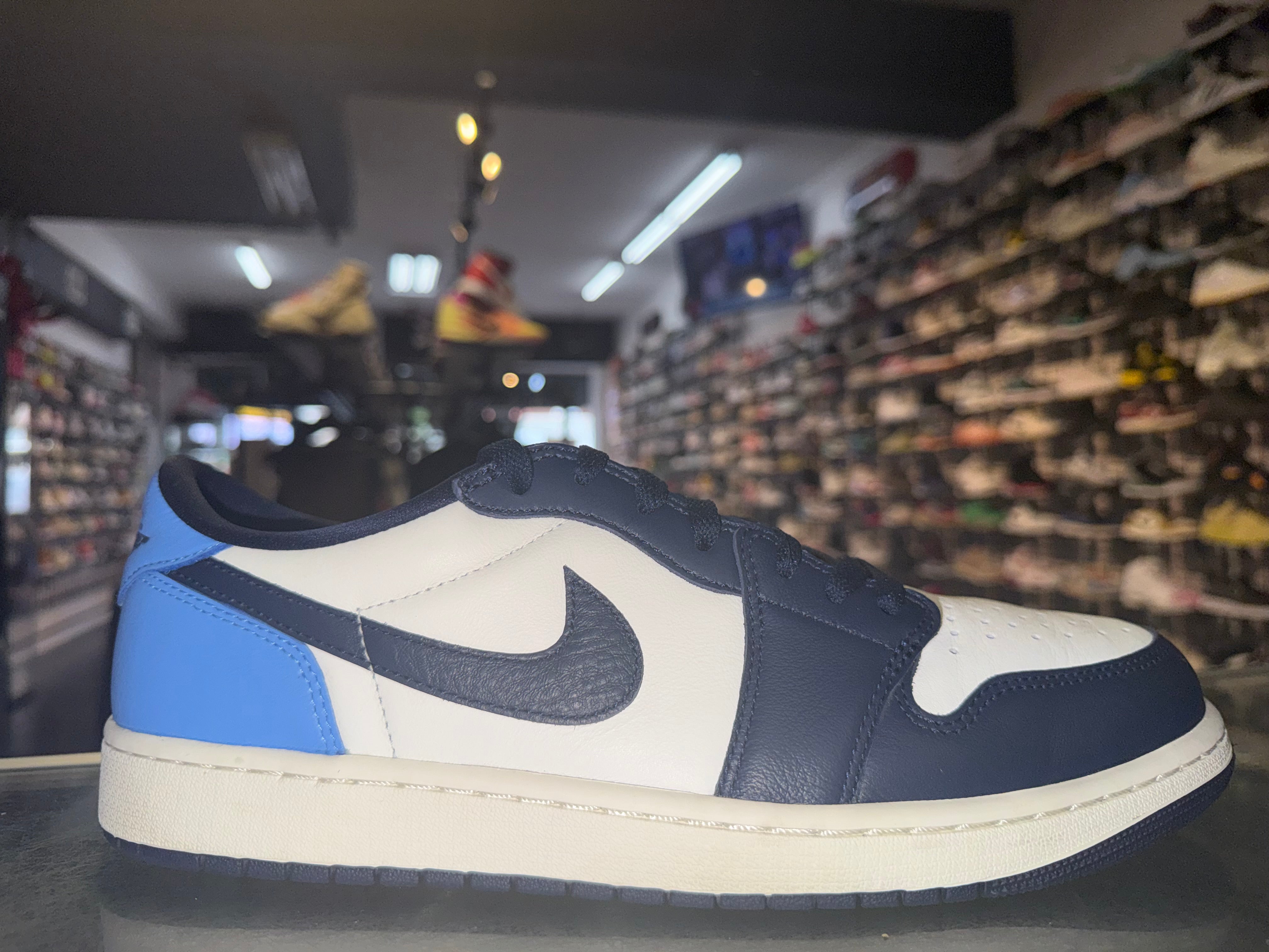 Size 12 Air Jordan 1 Low "Obsidian UNC"