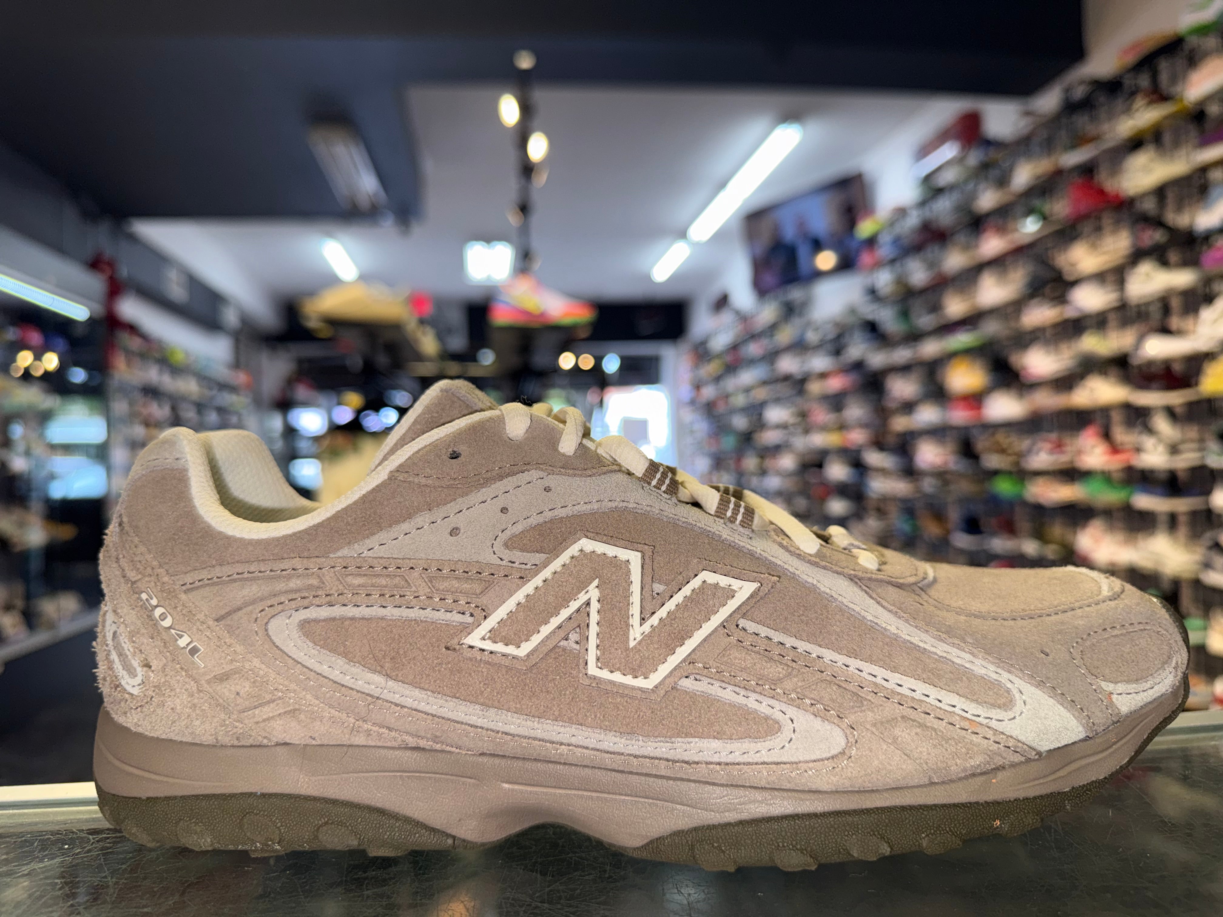 Size 9 New Balance 204L "Mushroom and Stone"