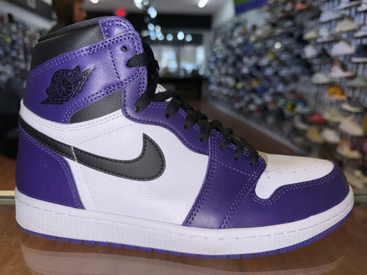 Size 8.5 Air Jordan 1 “Court Purple 2.0” (MAMO)