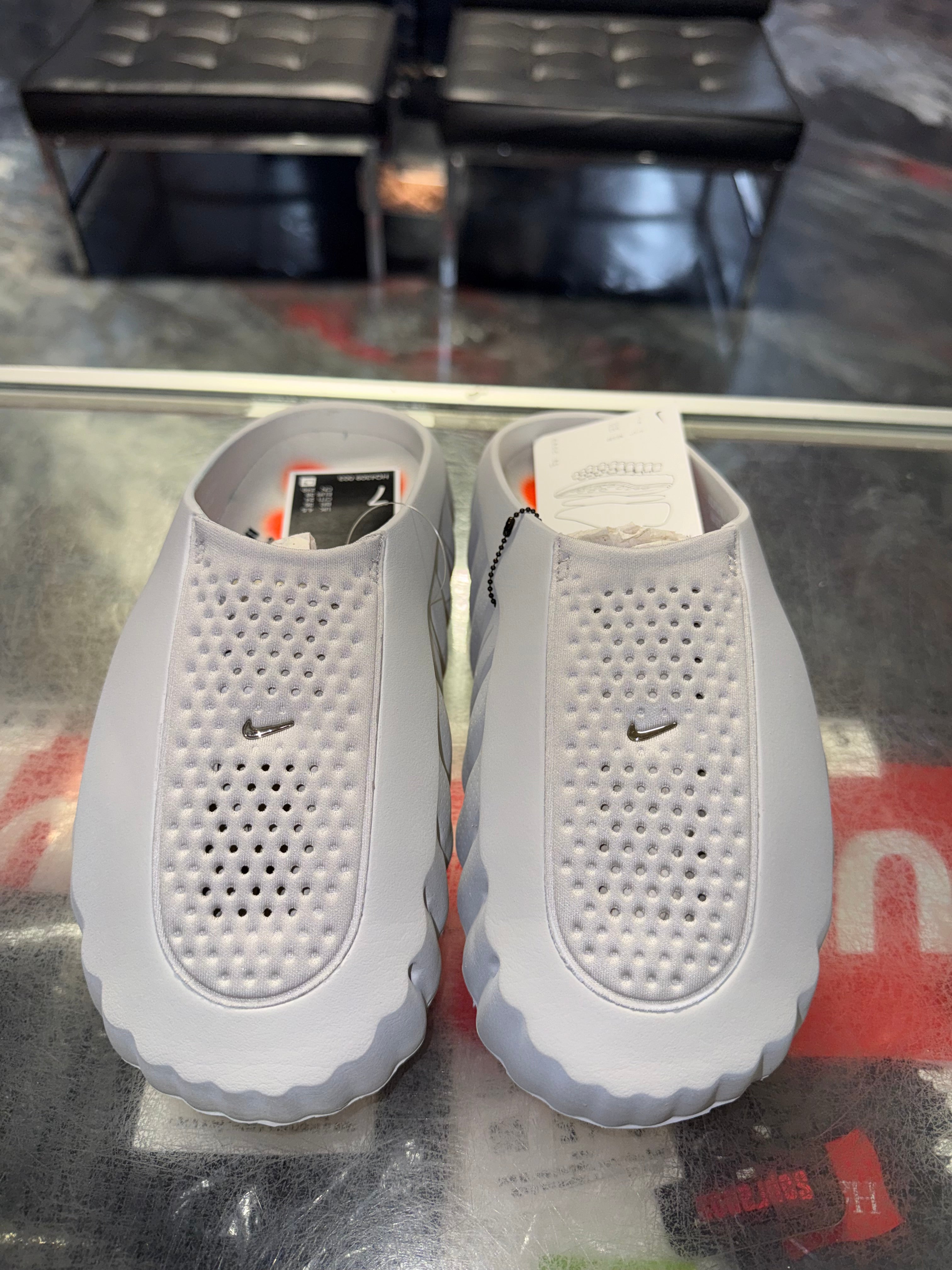 Size 5.5 (7W) Nike Mind 001 Slide "Light Smoke Grey" Brand New