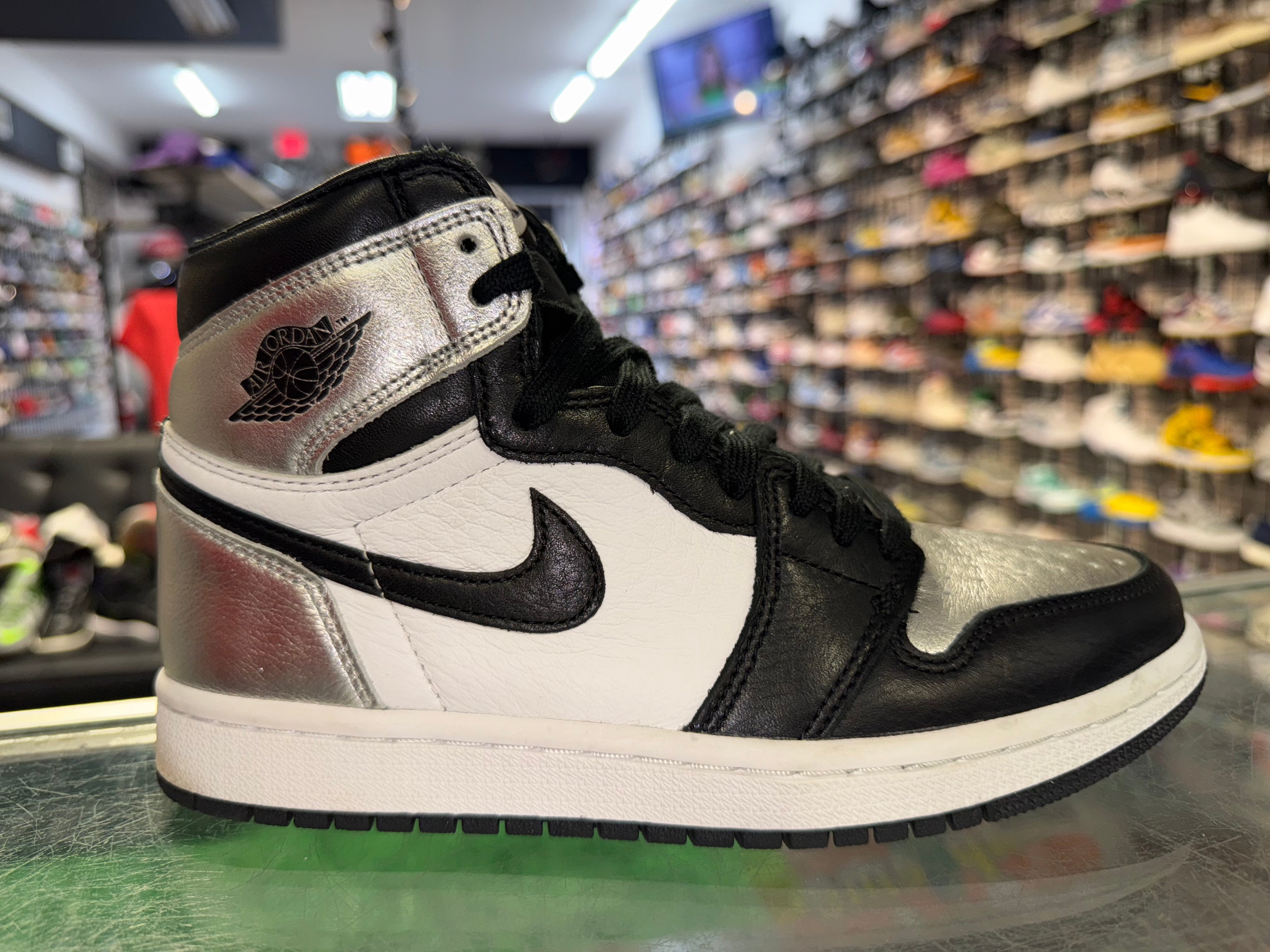 Size 4.5 (6W) Air Jordan 1 "Silver Toe"