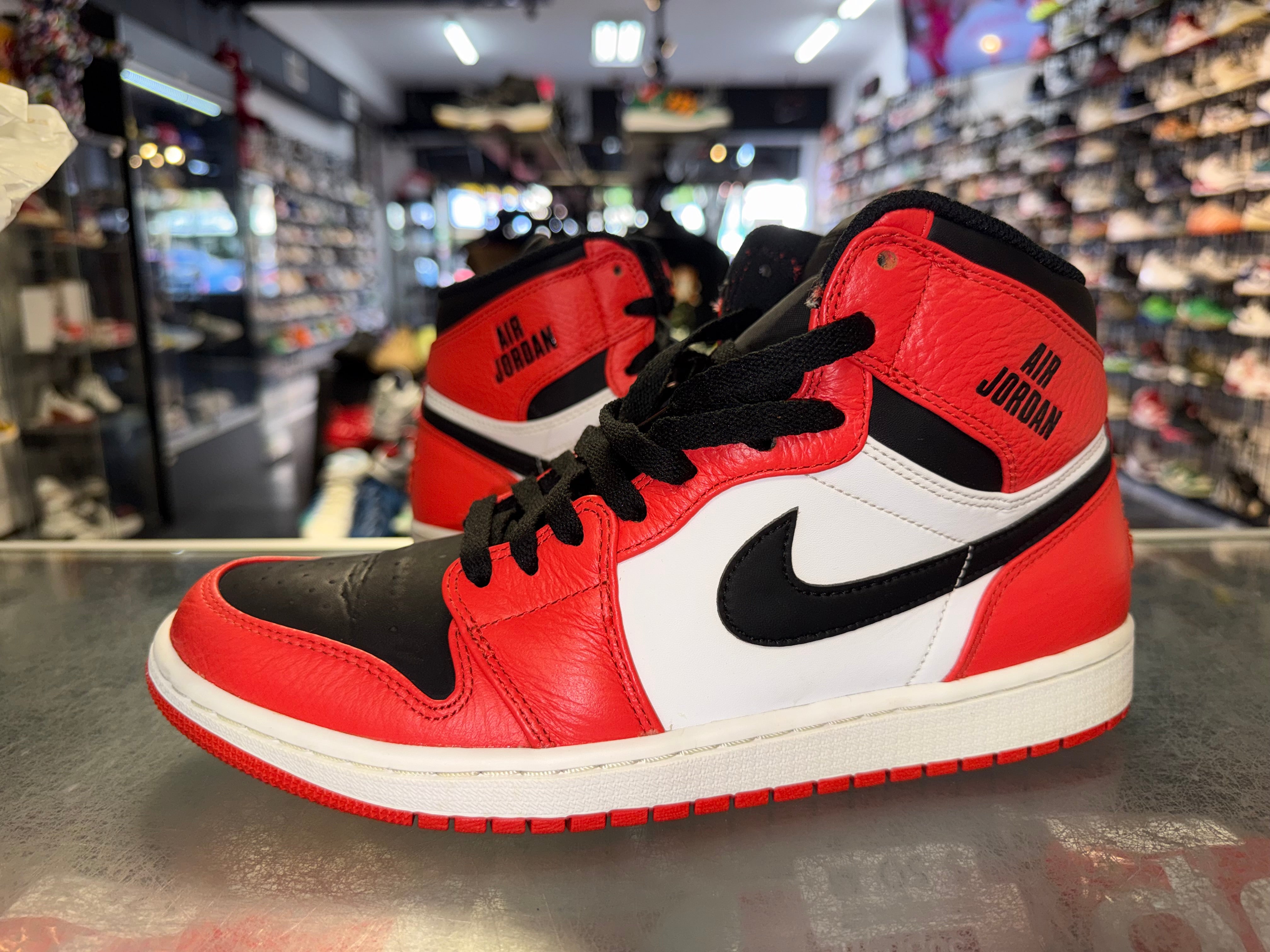 Size 10 Air Jordan 1 Rare Air "Max Orange”