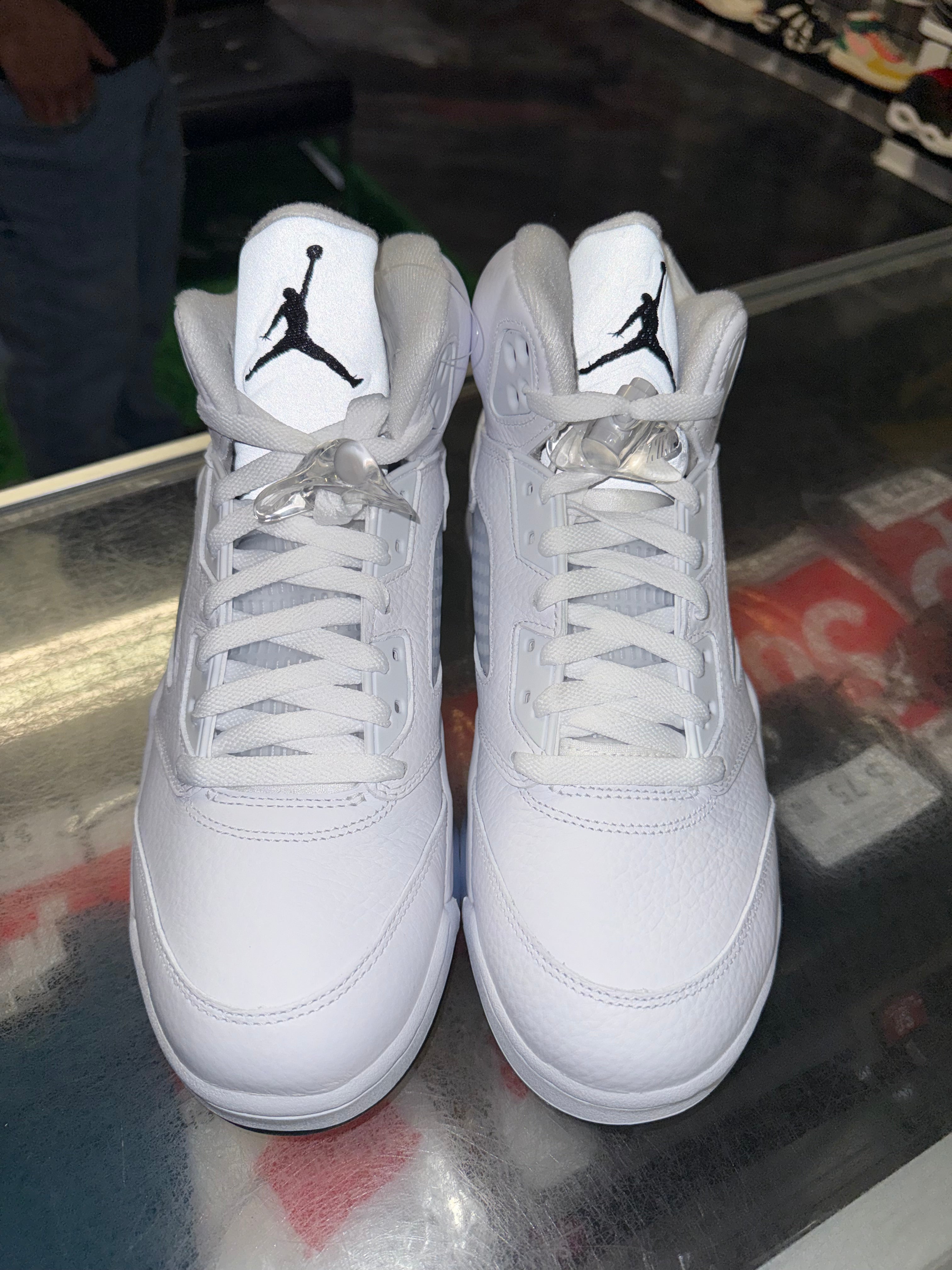 Size 9 Air Jordan 5 “White Metallic” 2026 Brand New