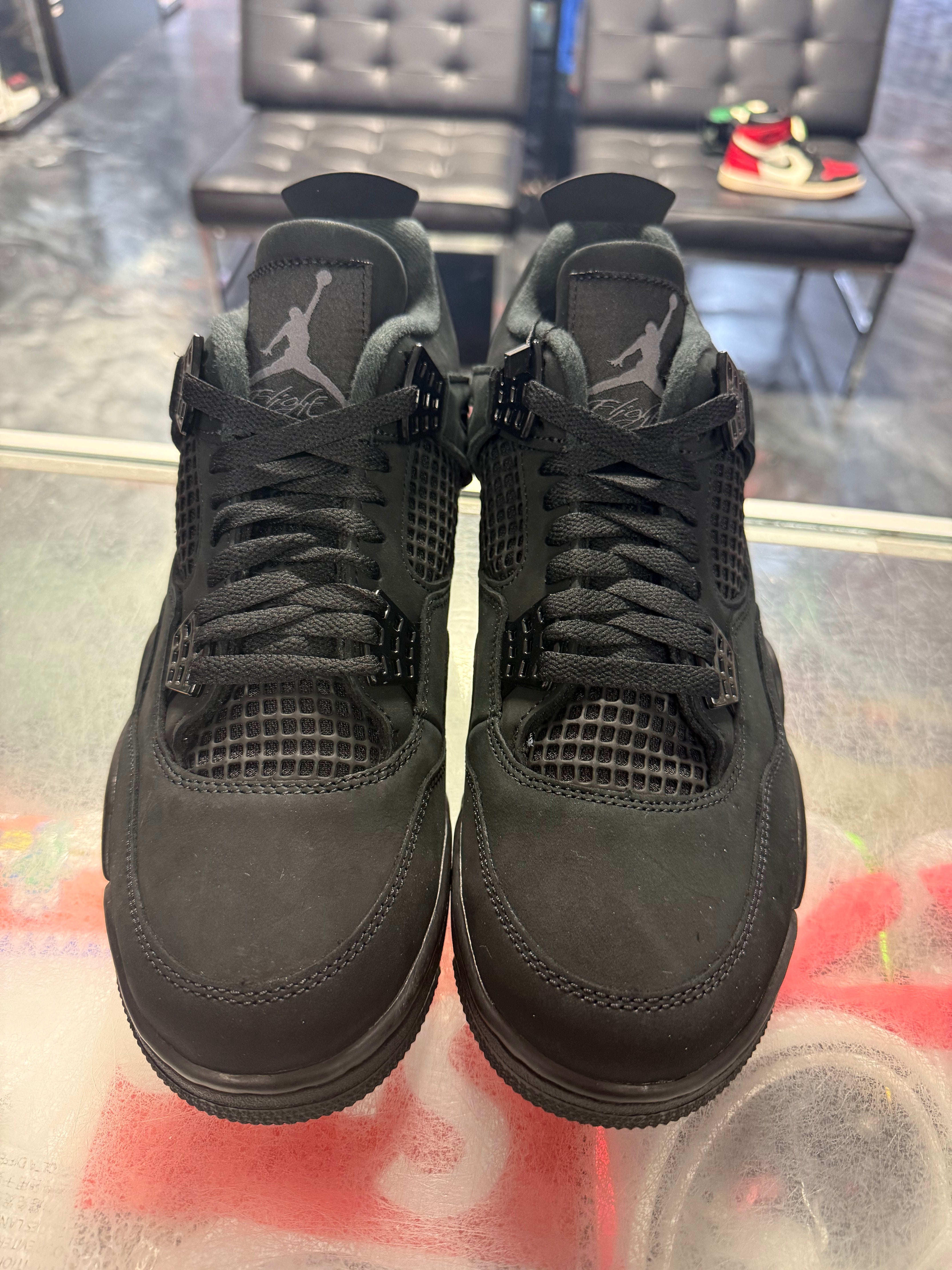 Size 9 Air Jordan 4 "Black Cat" Brand New