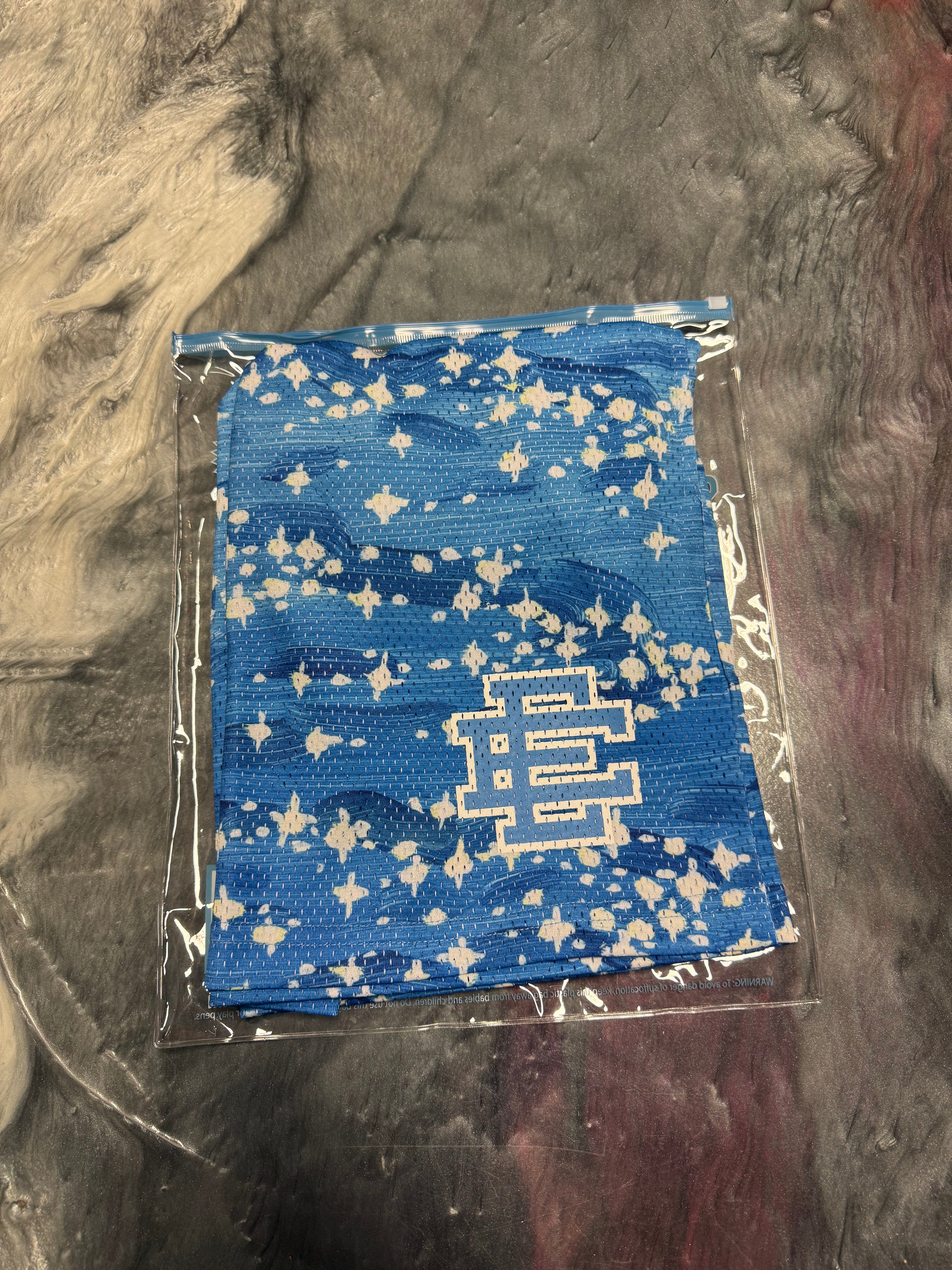 Size M Eric Emanuel x Claudia Keep EE Shorts “Blue” Brand New
