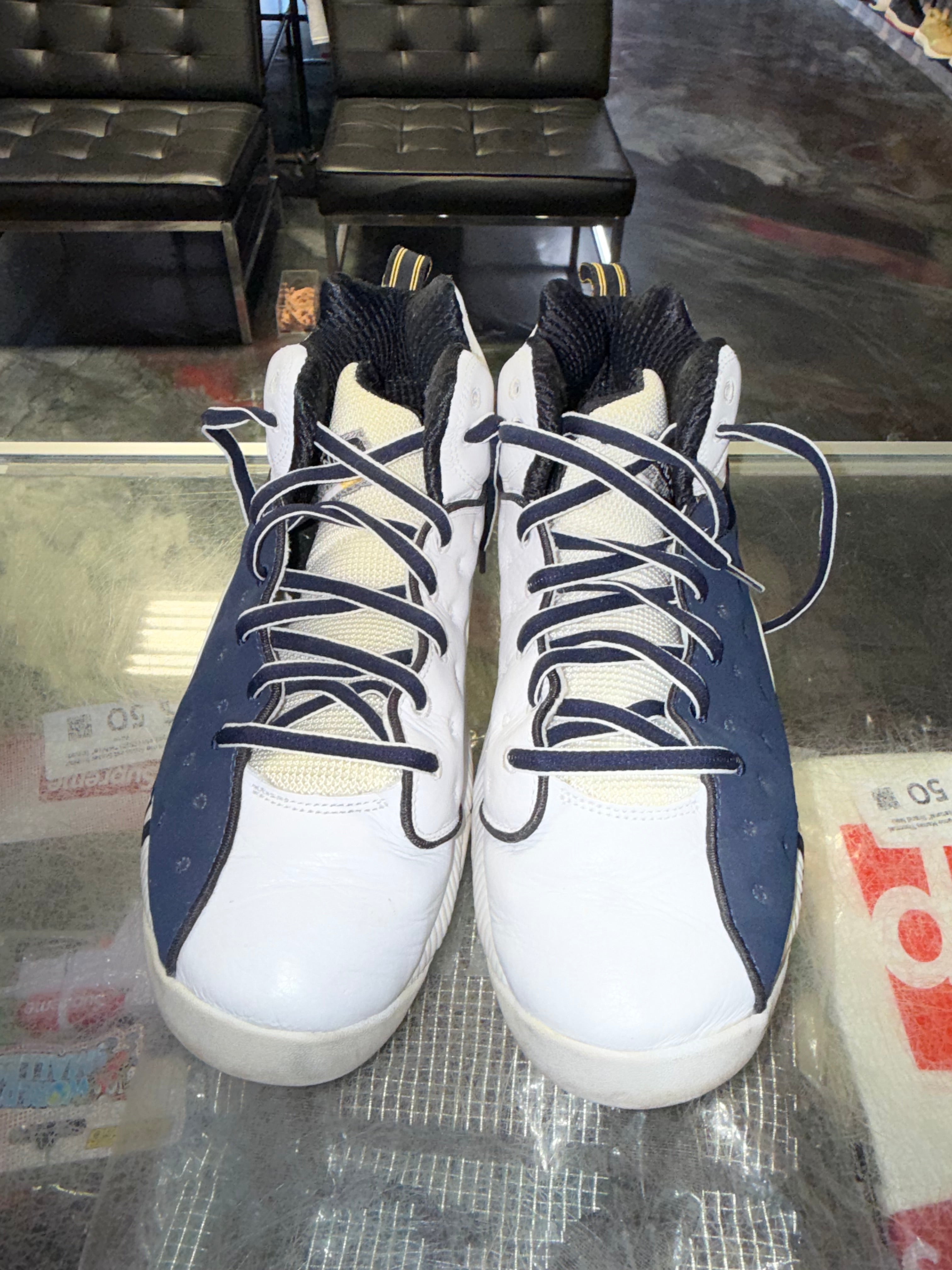 Size 10.5 Jordan Team Blue White