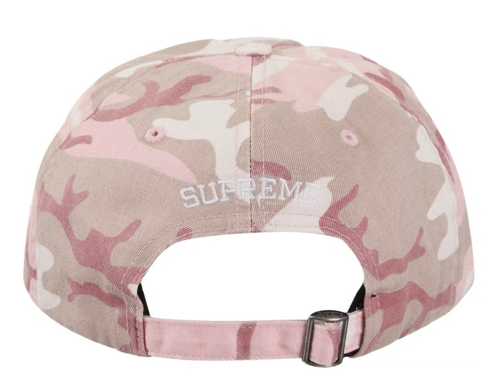 Size OS Supreme Pigment S Logo 6 Panel Hat “Pink Camo” Brand New