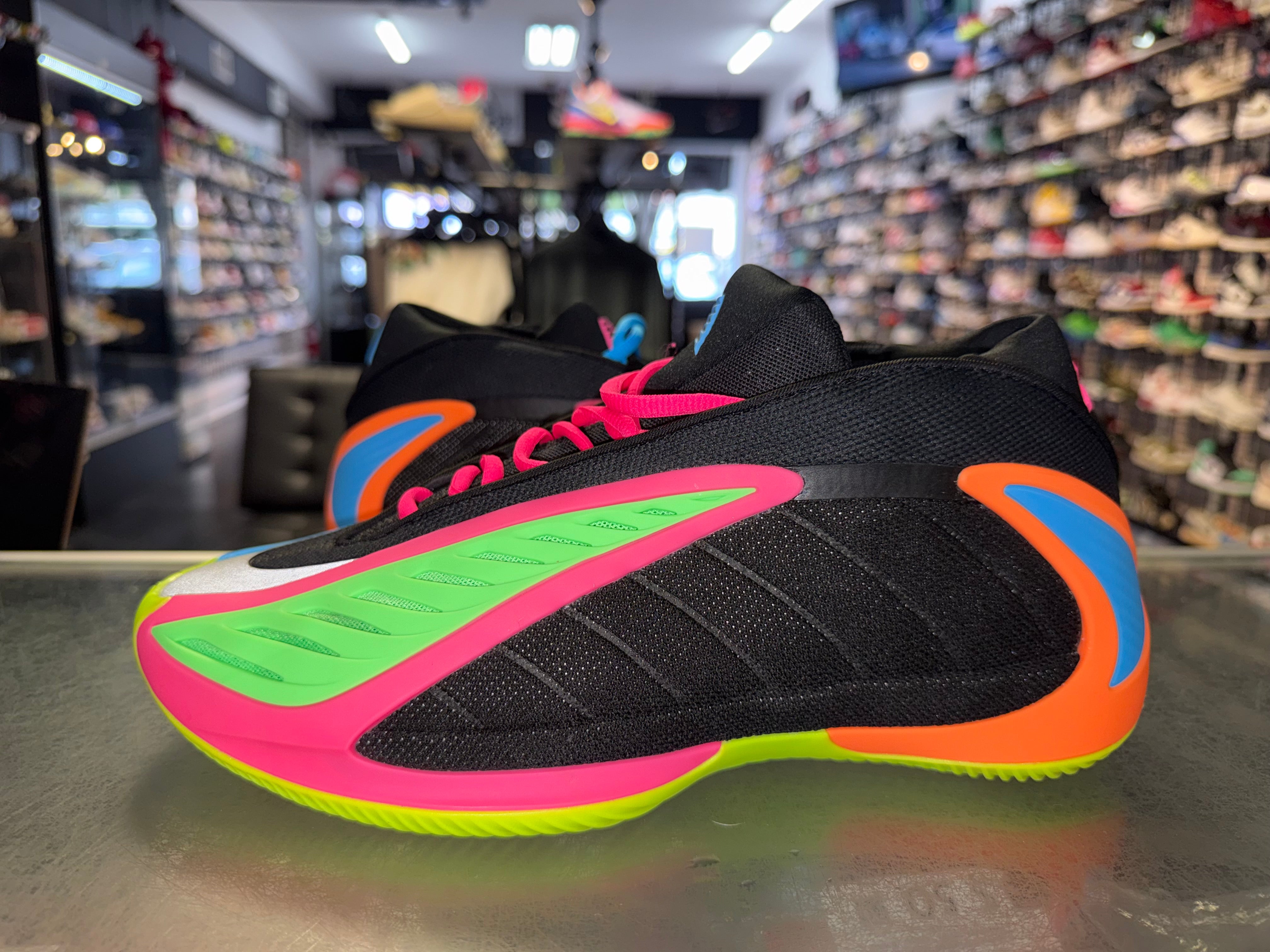 Size 9 Adidas AE 2 "Black Multi-Color"