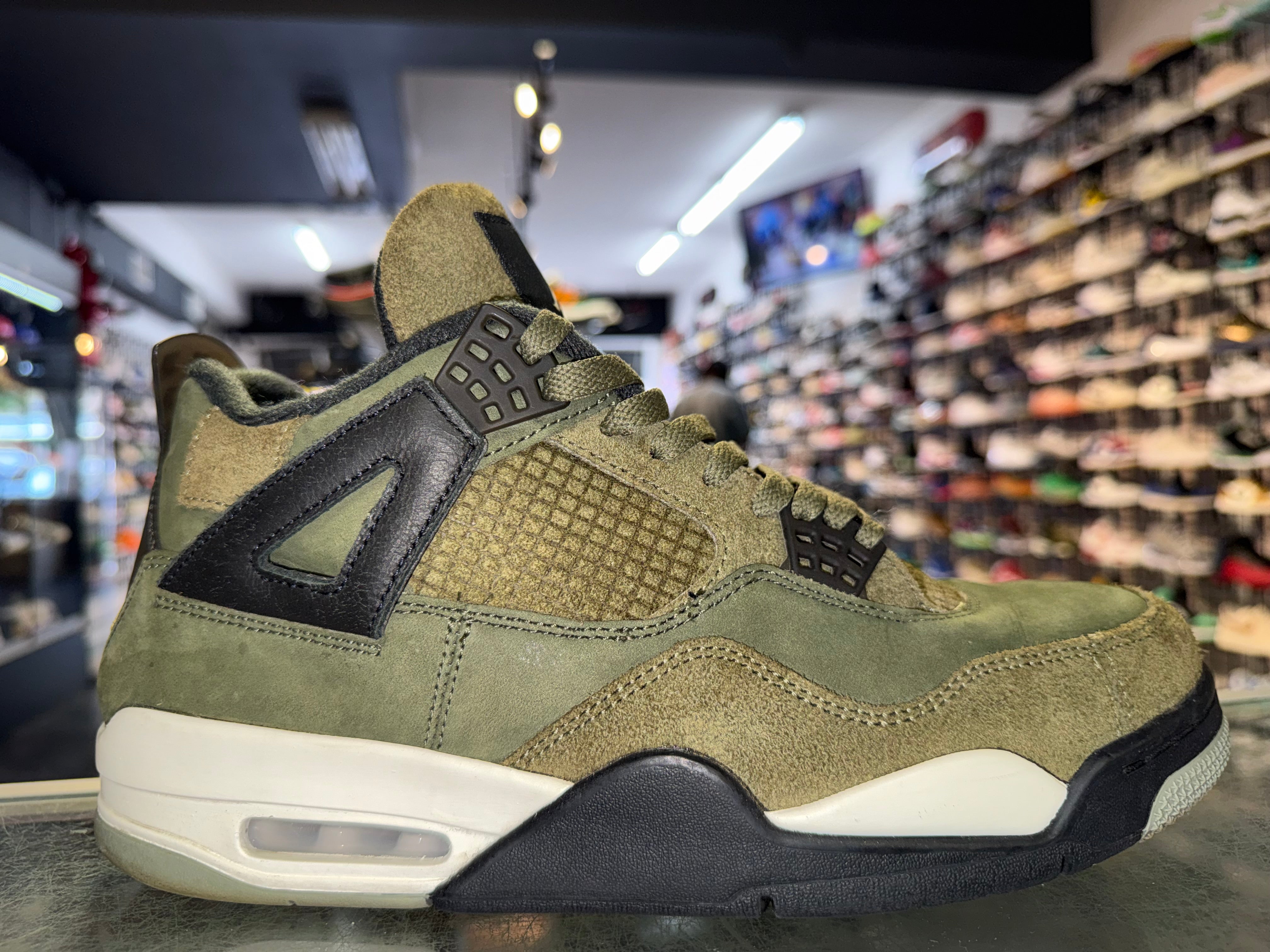 Size 10 Air Jordan 4 Craft "Olive"