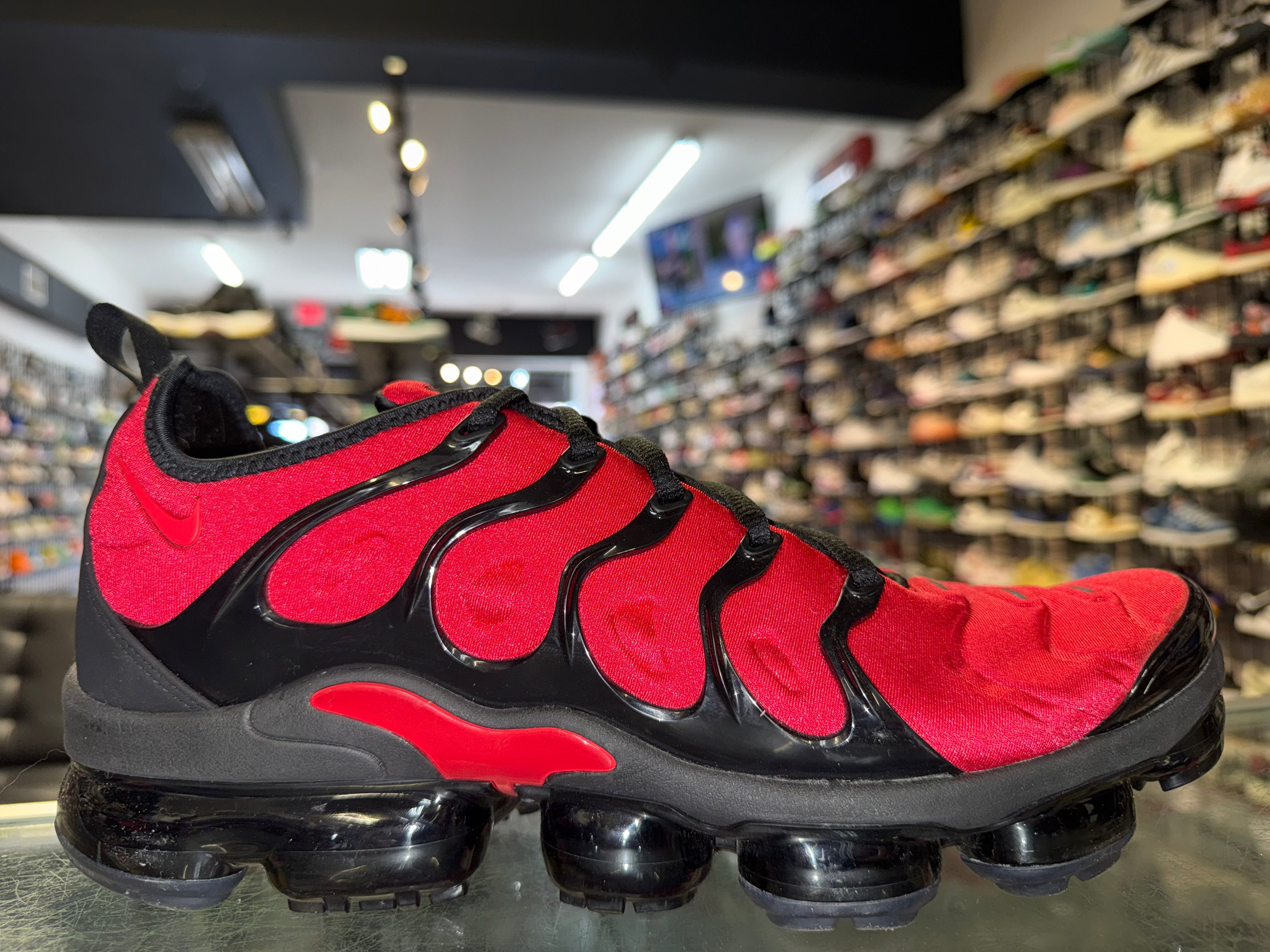Size 11 Air Vapormax Plus "Black Red"