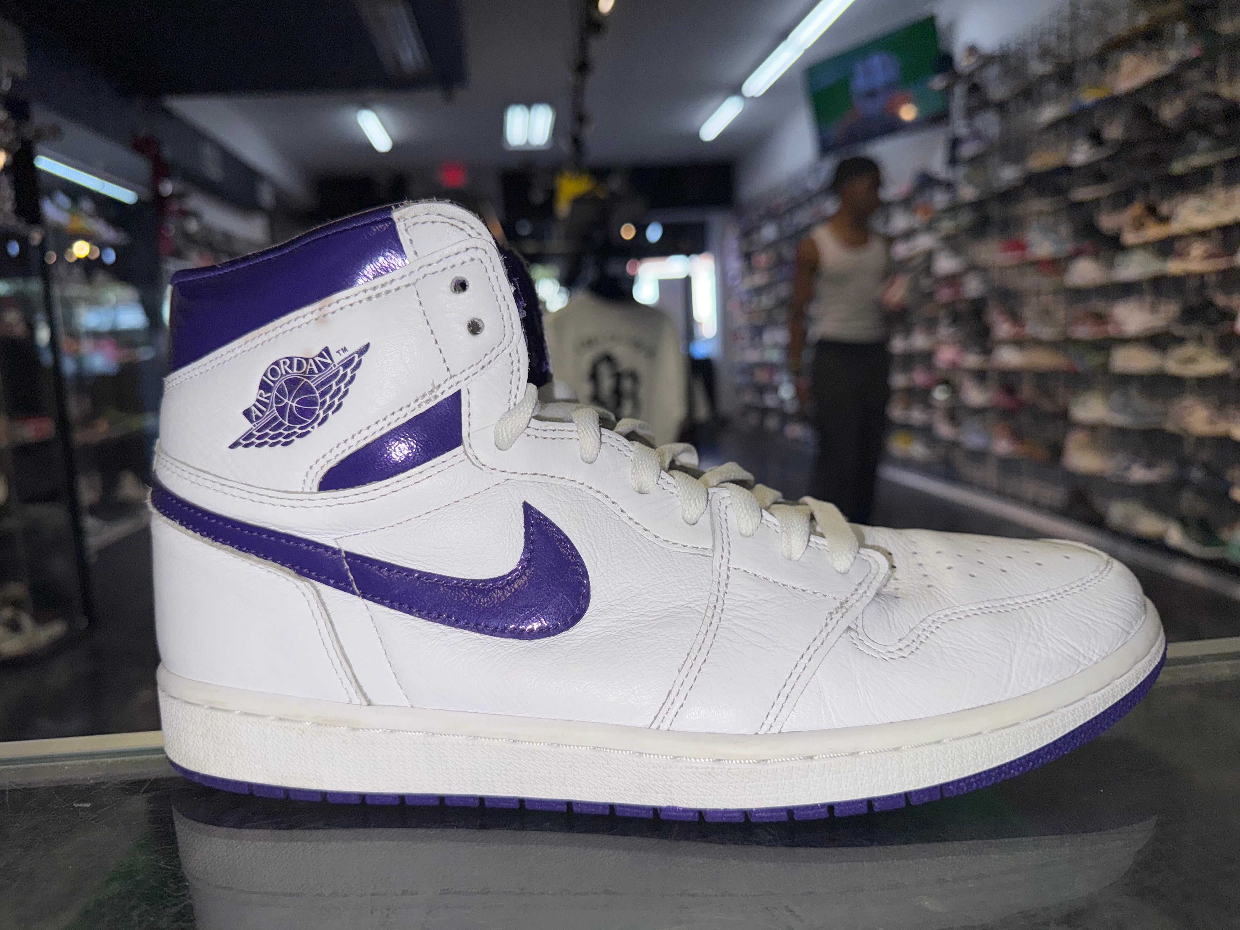 Size 10 (11.5W) Air Jordan 1 "Metallic Purple"