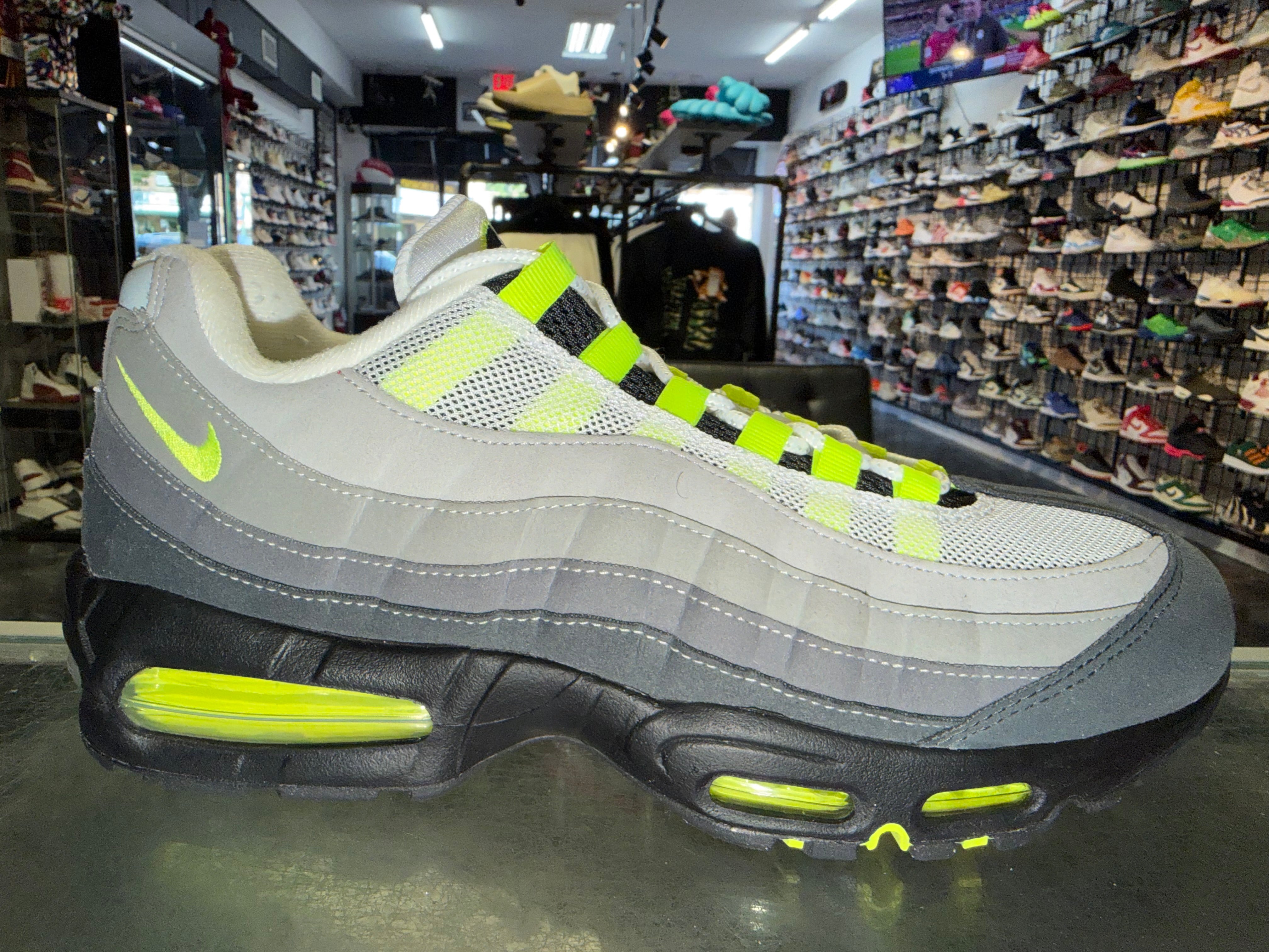 Size 11.5 Air Max 95 OG Big Bubble "Neon"
