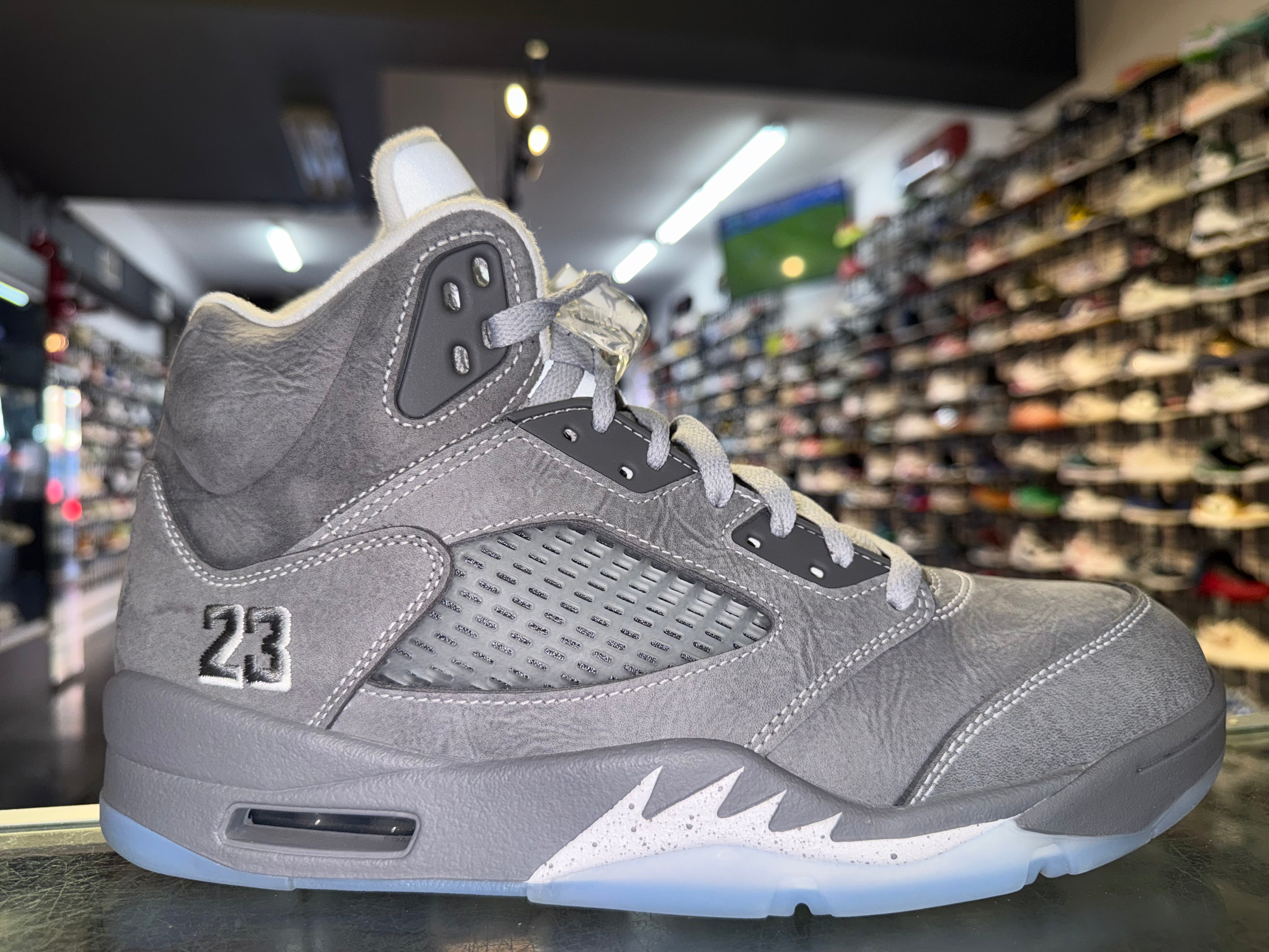 Size 9.5 Air Jordan 5 "Wolf Grey"