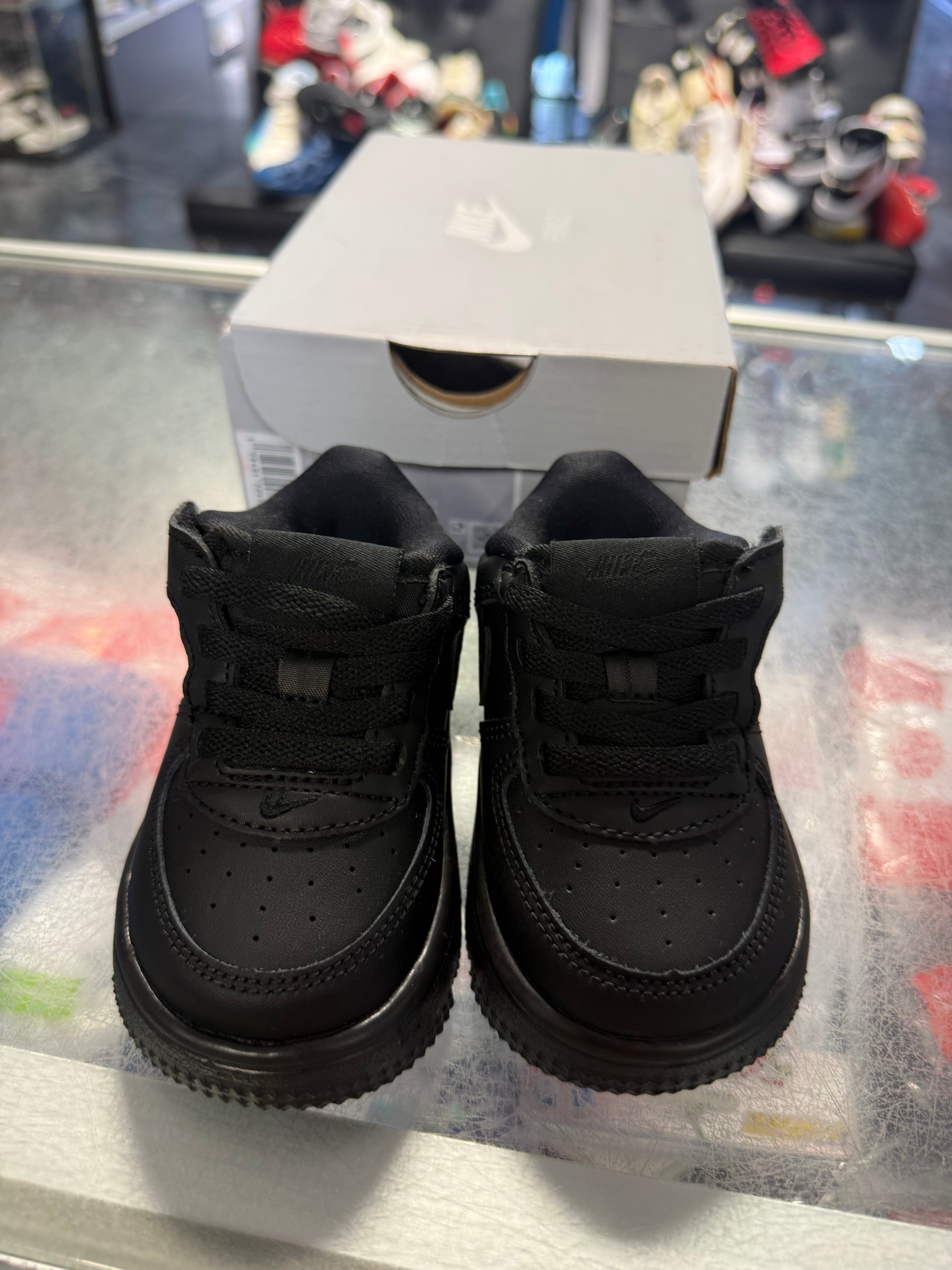 Size 5c Air Force 1 "Black" (TD) Brand New