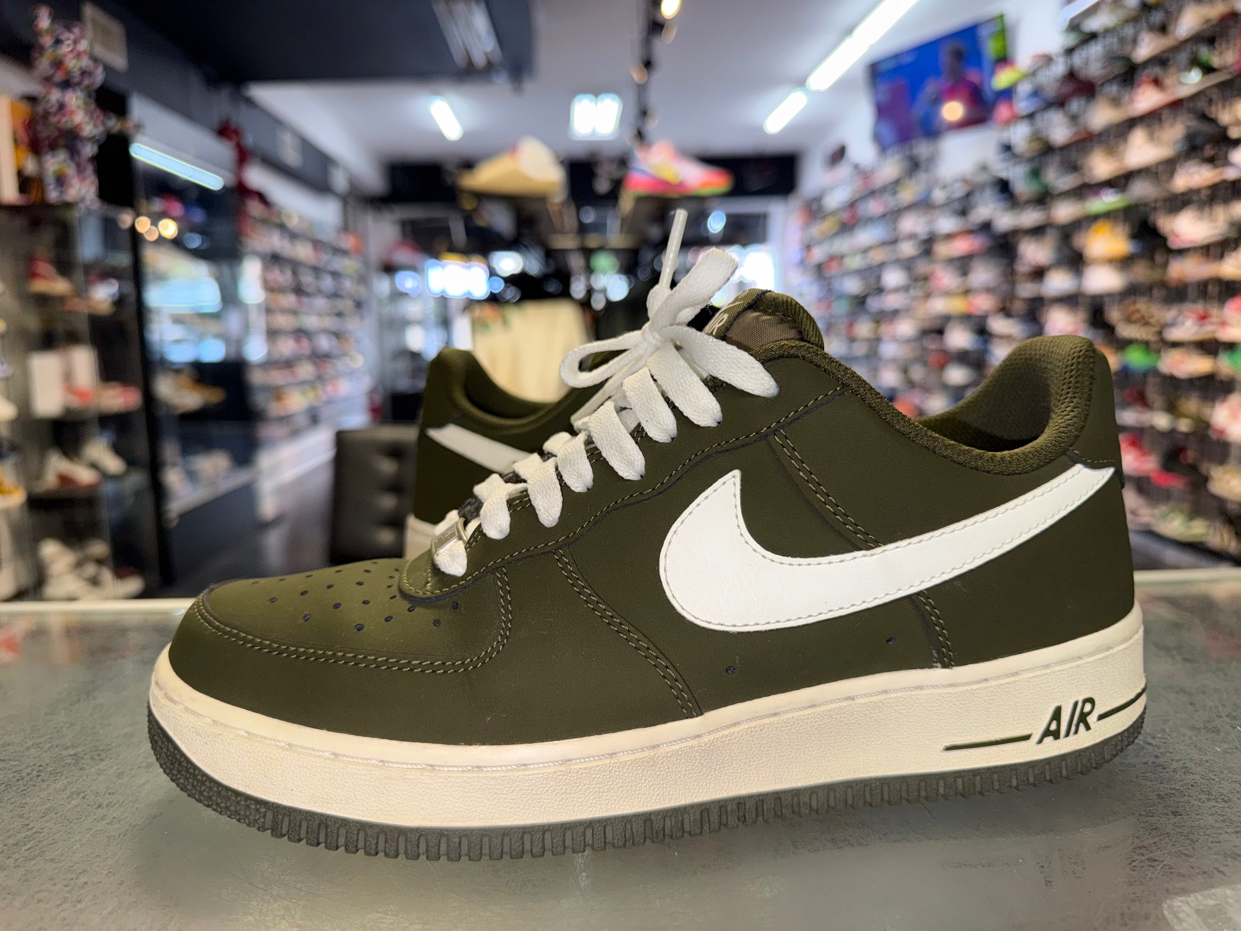Size 8 Air Force 1 “Olive/White”