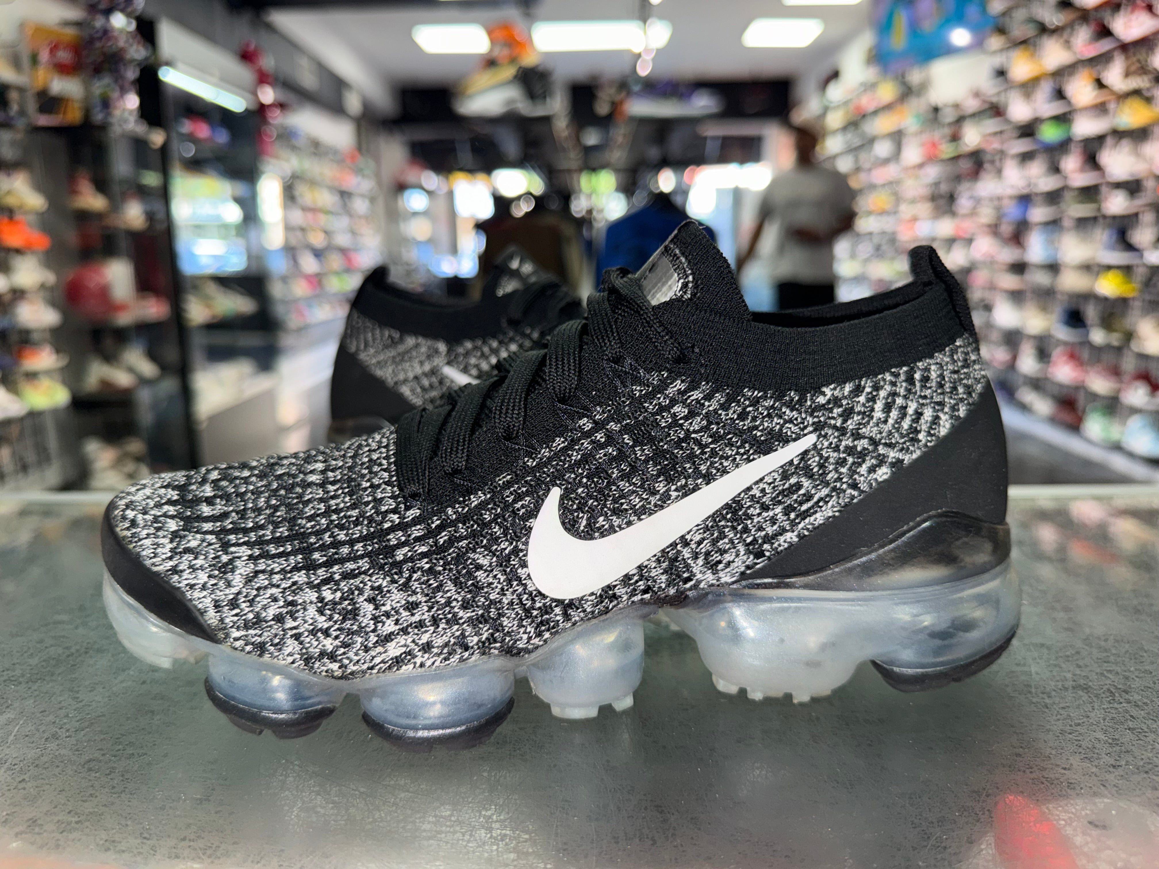 Size 6 (7.5W) Air VaporMax Flyknit 3 "Oreo"