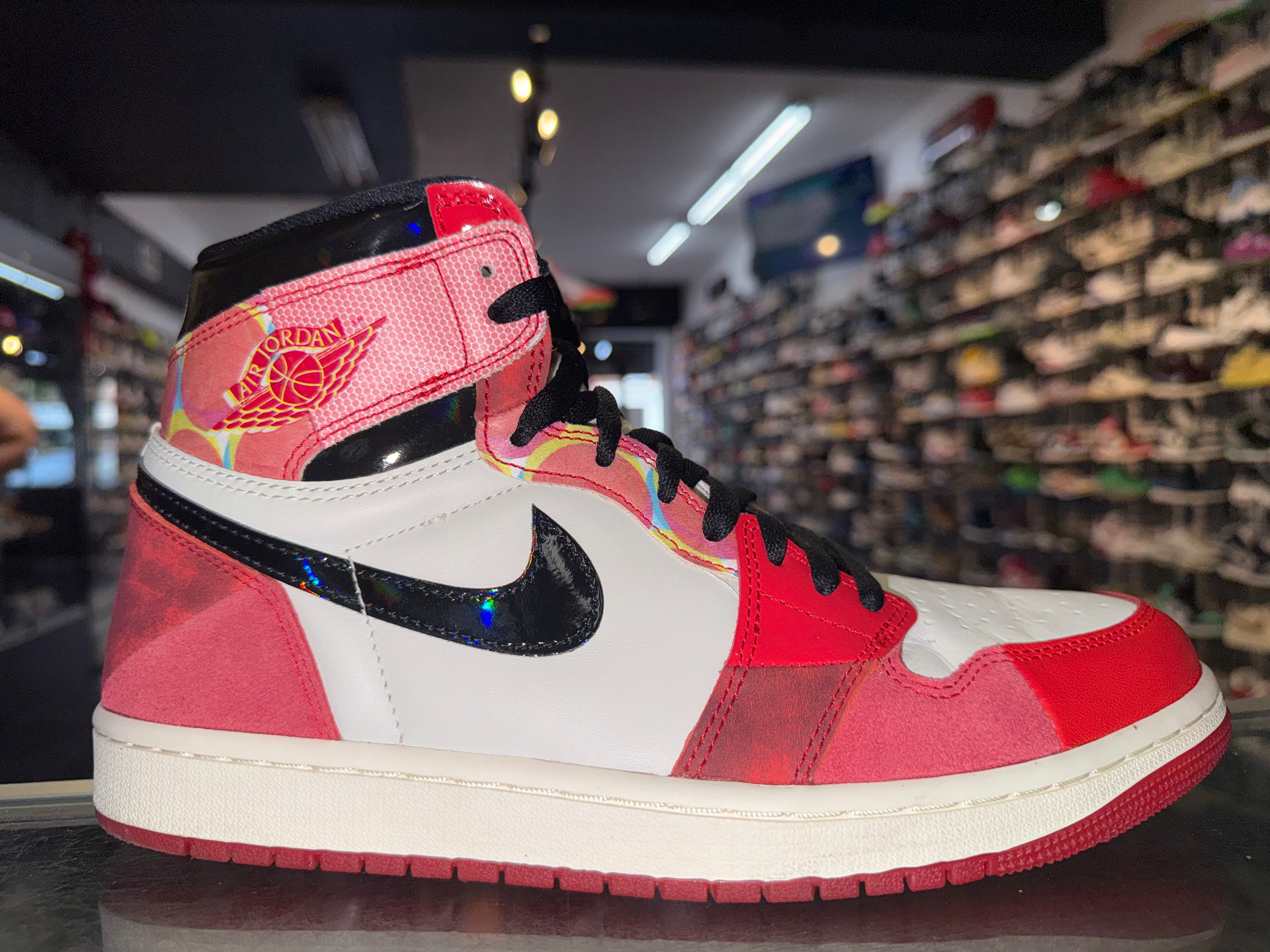 Size 9.5 Air Jordan 1 Spider-Man "Into the Spider-Verse"