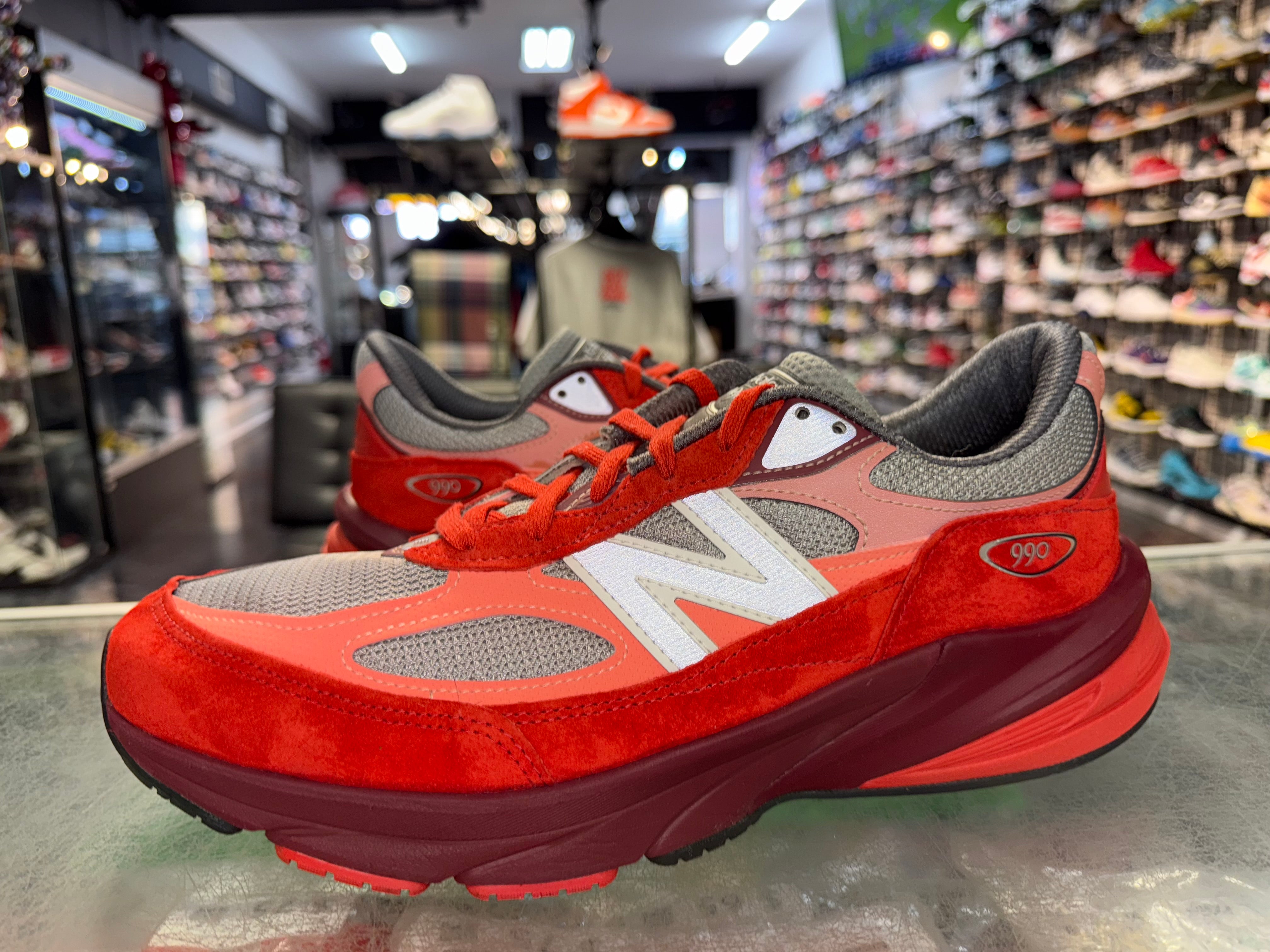 Size 10.5 New Balance 990v6 "Community Red"