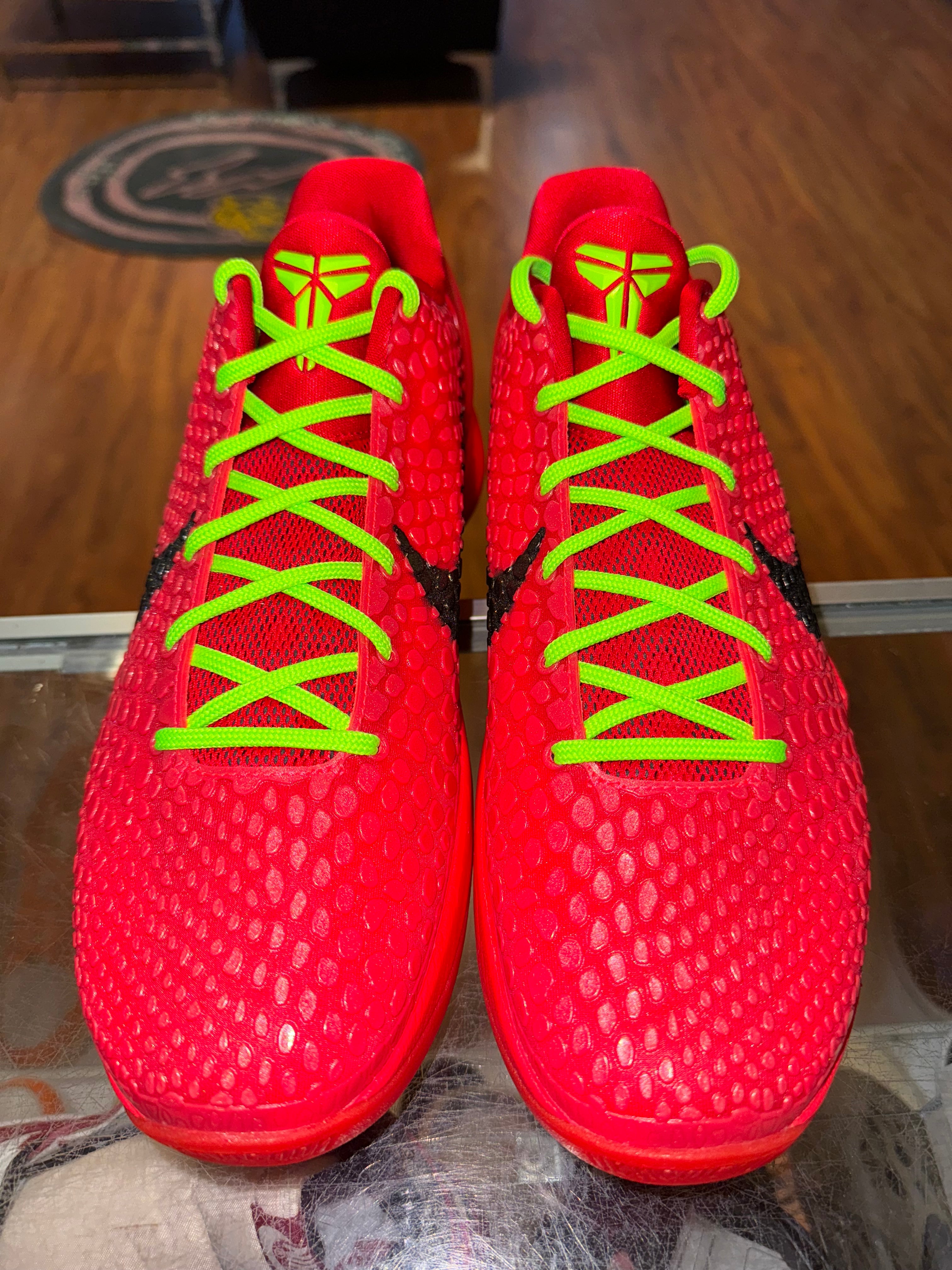 Size 11 Nike Kobe 6 Protro “Reverse Grinch” Brand New