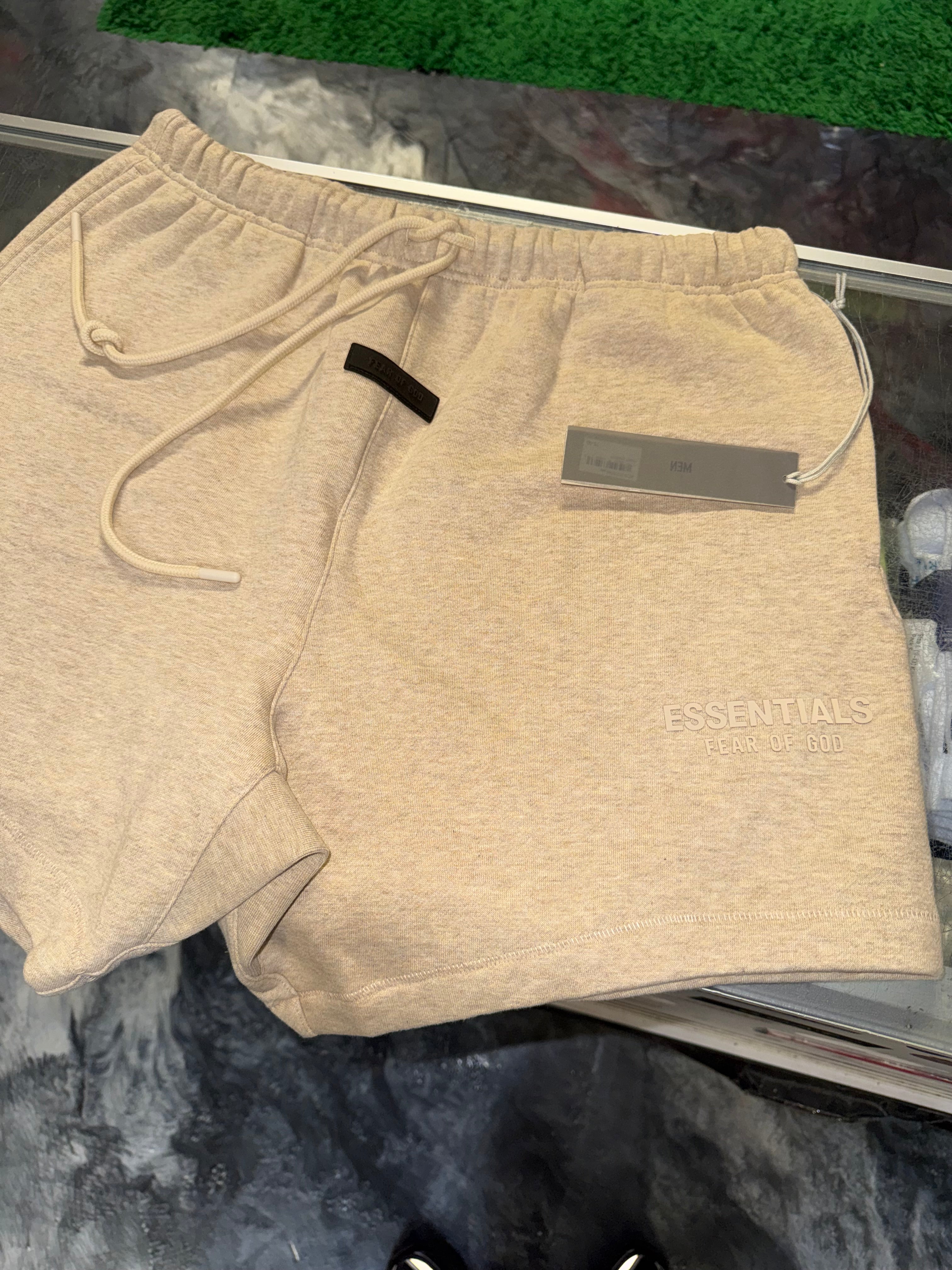 Size L Essentials FOG Sweat Shorts “Core Gold” Brand New