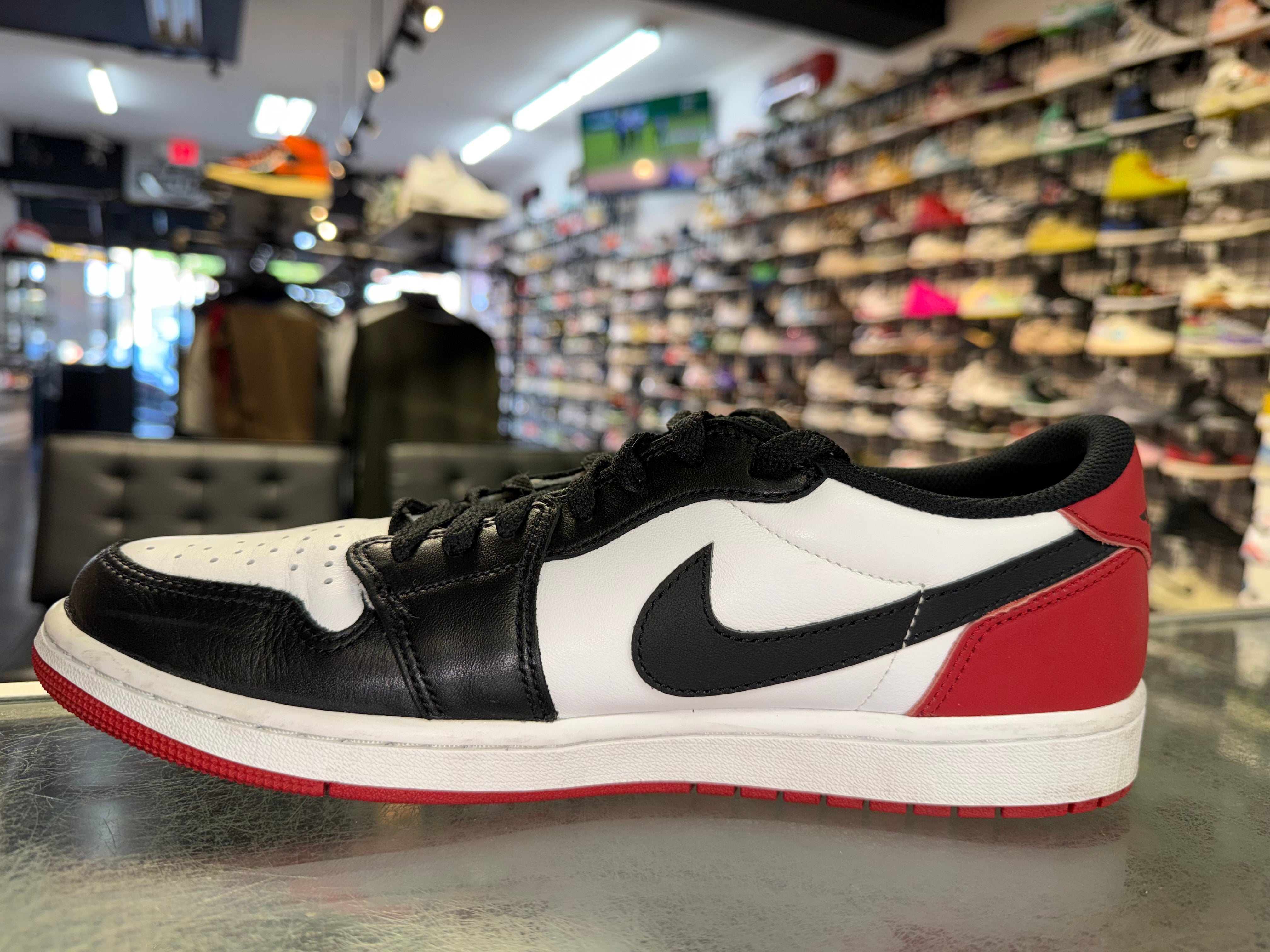 Size 11 Air Jordan 1 Low "Black Toe"