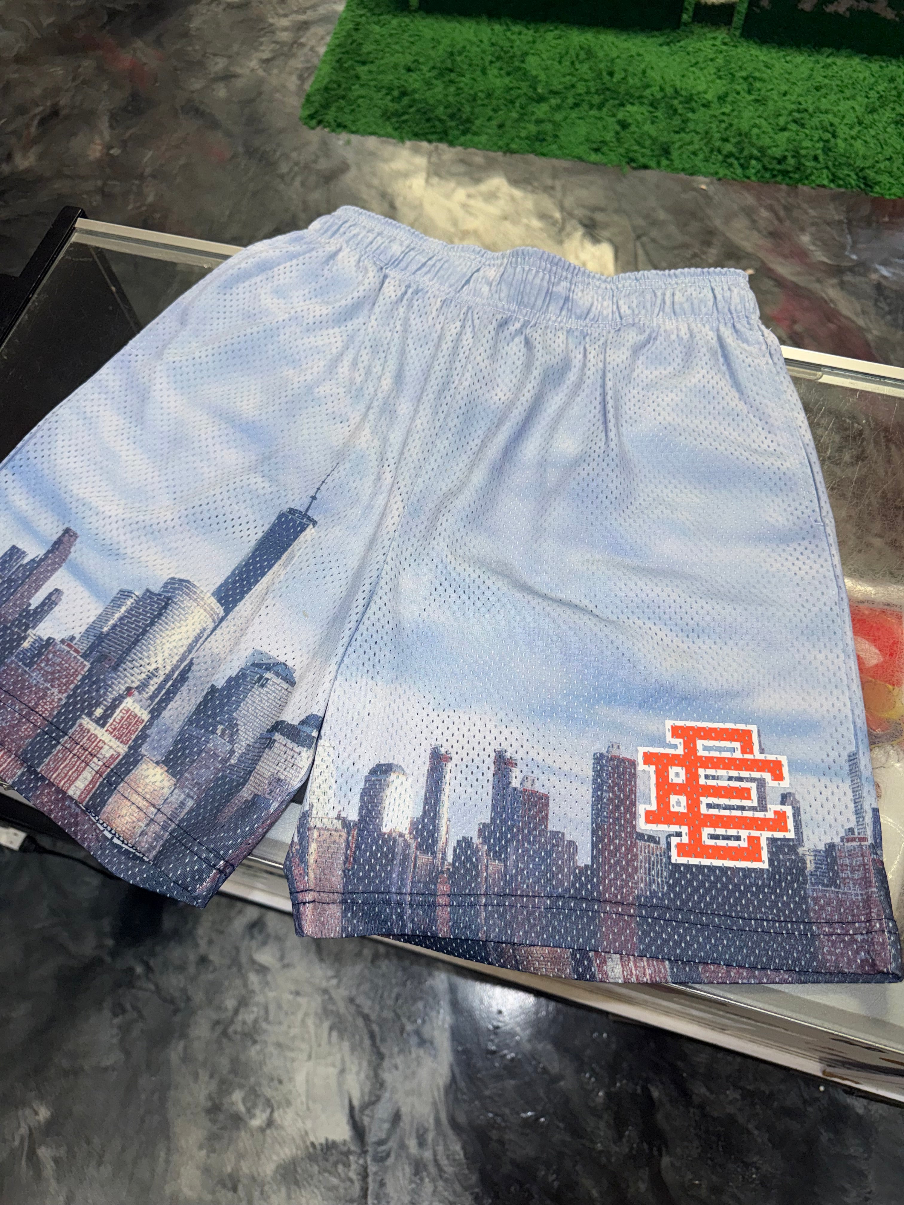Size XL Eric Emanuel EE Shorts “NYC Skyline”